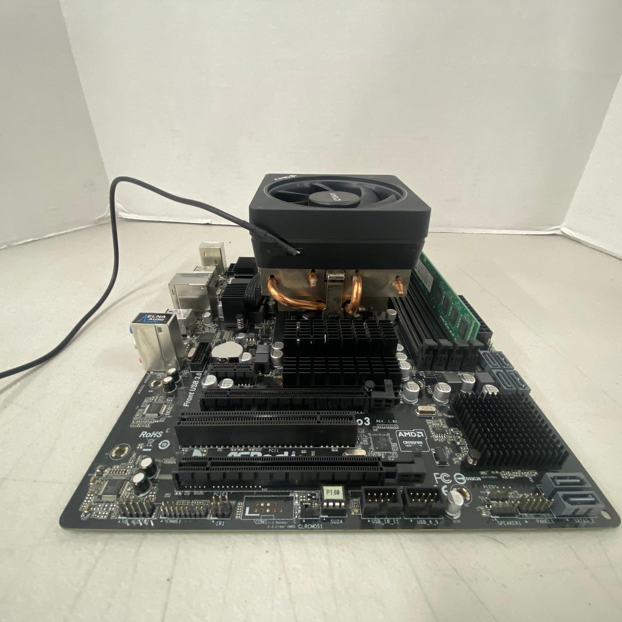 ASRock 970M Pro3 Motherboard + AMD FX™ CPU + 8GB DDR3 RAM Combo