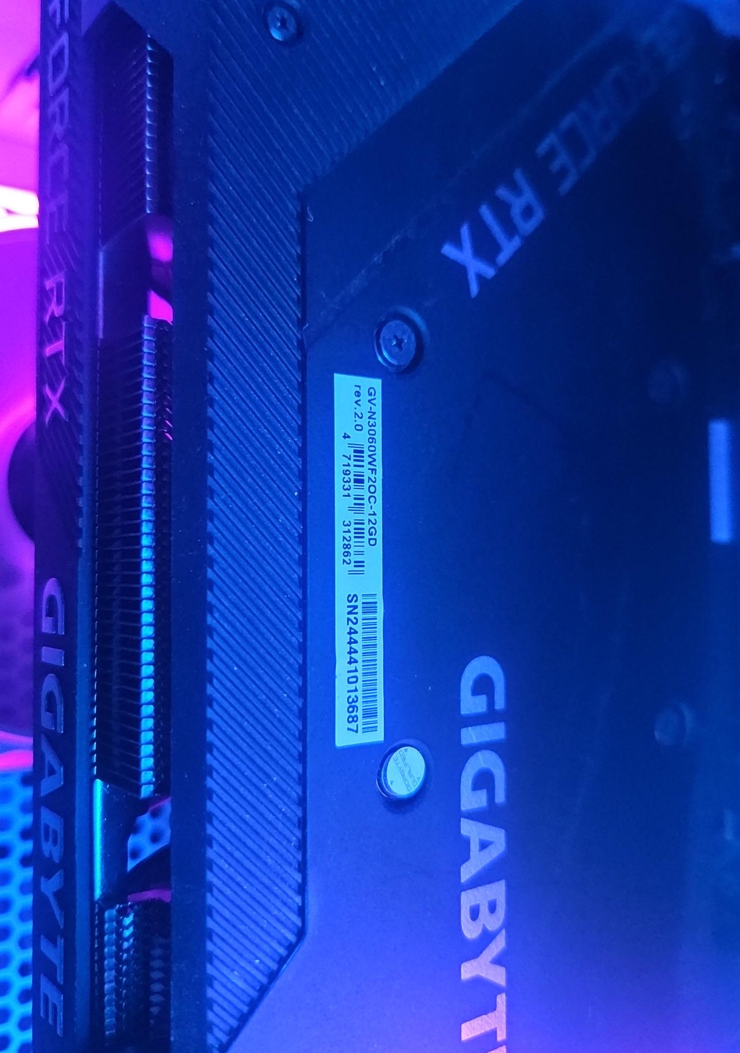 Gigabyte WINDFORCE OC Rev 2.0 GeForce RTX 3060 12GB