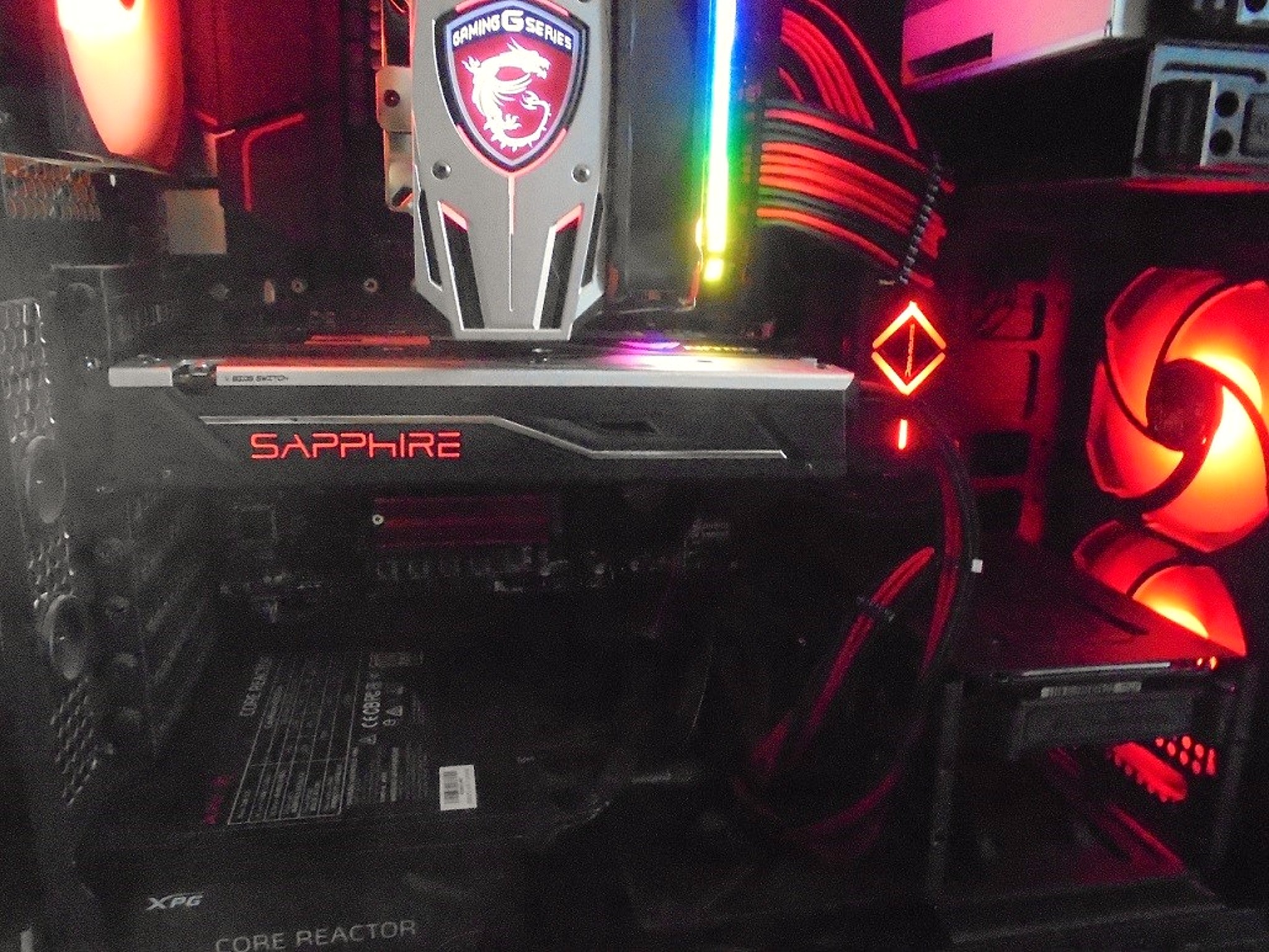 Sapphire Nitro+ RX 470 OC 8GB Dual Bios LED Good Condition Recent Refresh/Serviced