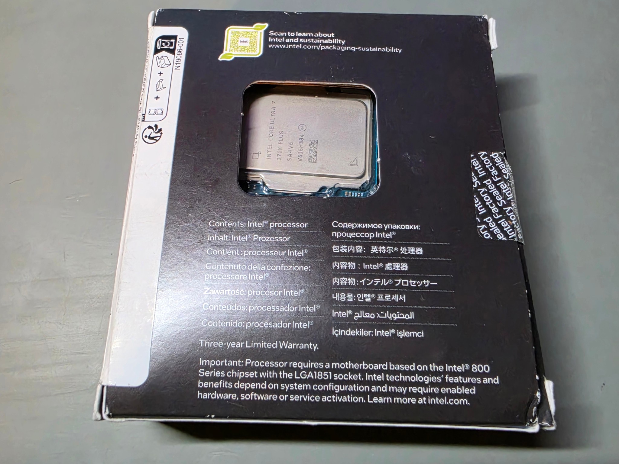 Intel Core Ultra 7 270K Plus 20-Core 3.8GHz LGA1851 Unlocked CPU