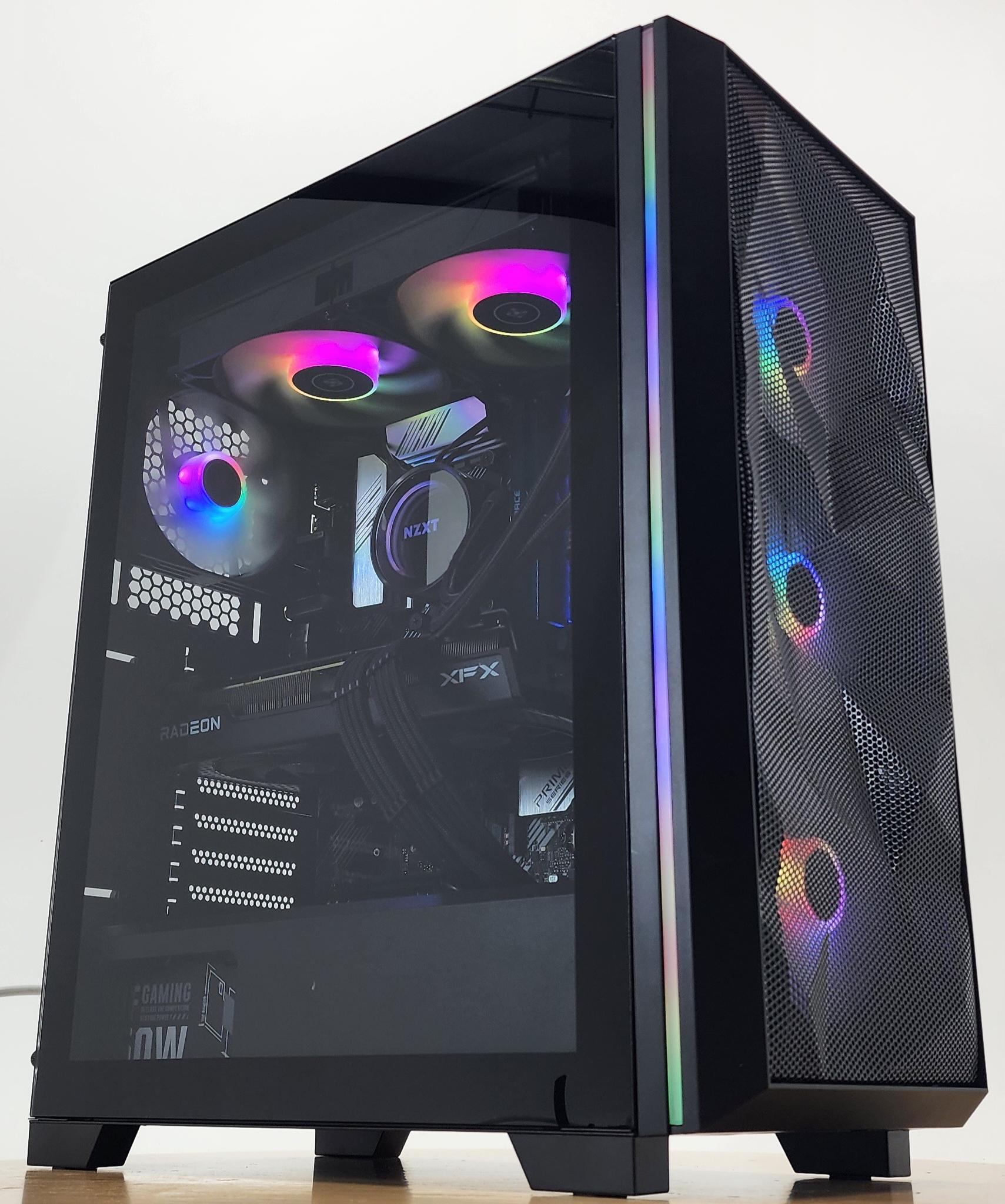 Gaming PC Ryzen 9 5950X 32GB RAM 2TB SSD RX 7600 XT 16GB Windows 11 Computer