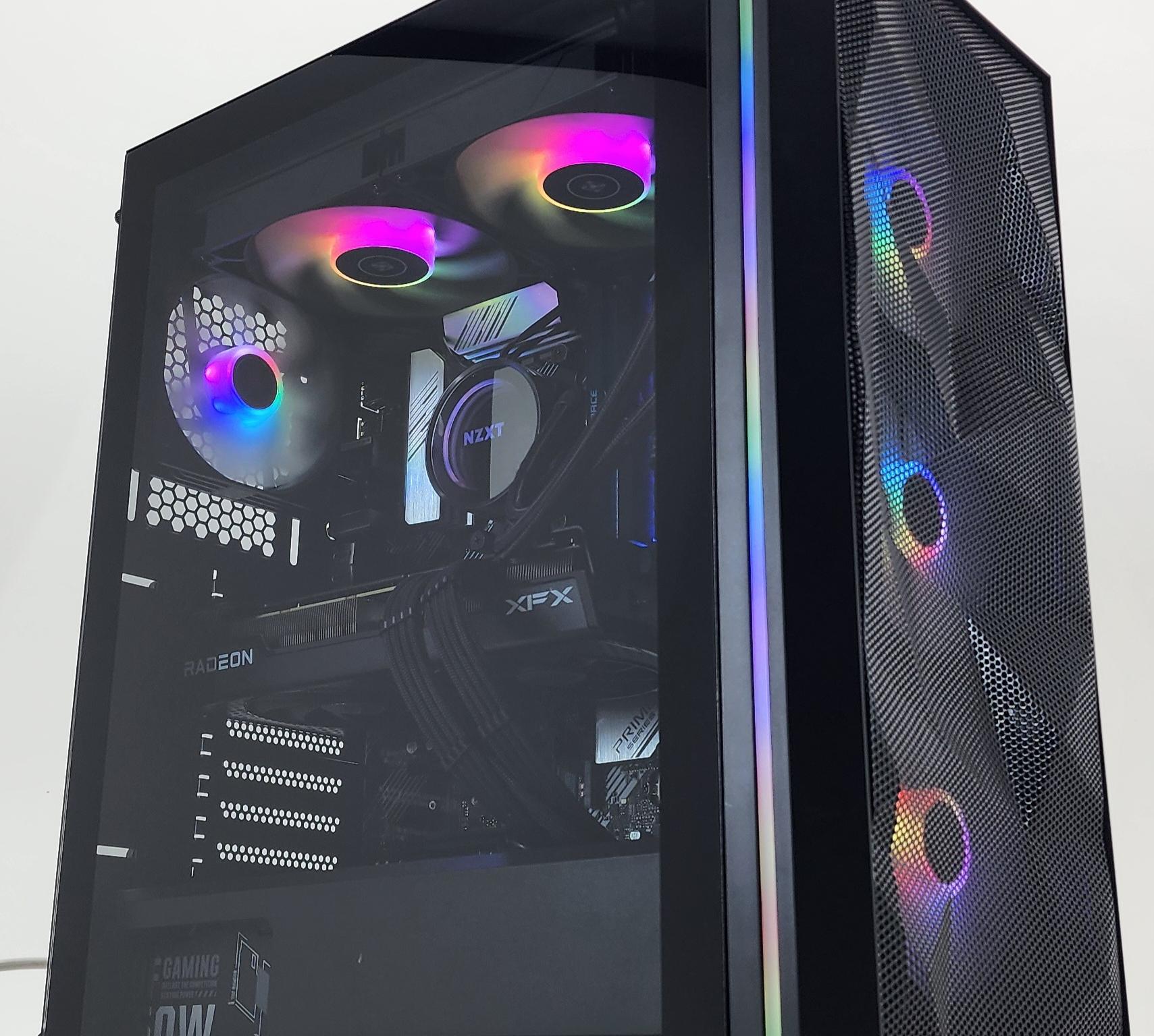Gaming PC Ryzen 9 5950X 32GB RAM 2TB SSD RX 7600 XT 16GB Windows 11 Computer