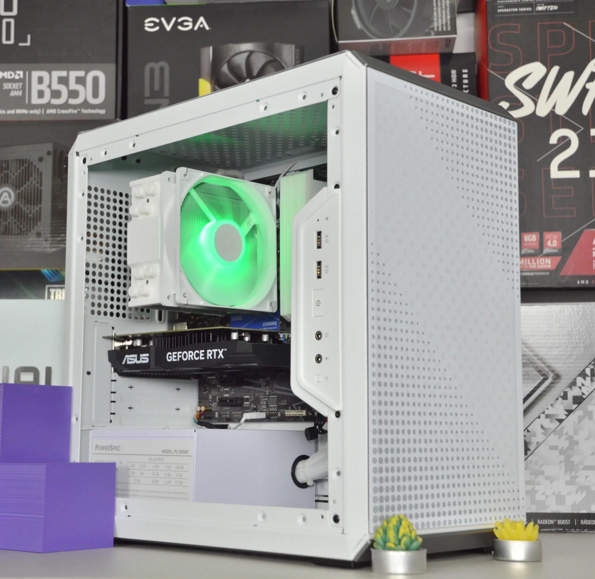 ⬜🟣| RTX 3050 6GB | INTEL i3-10100F | 16GB DDR4 RAM | 1TB NVME SSD | Royal Box |