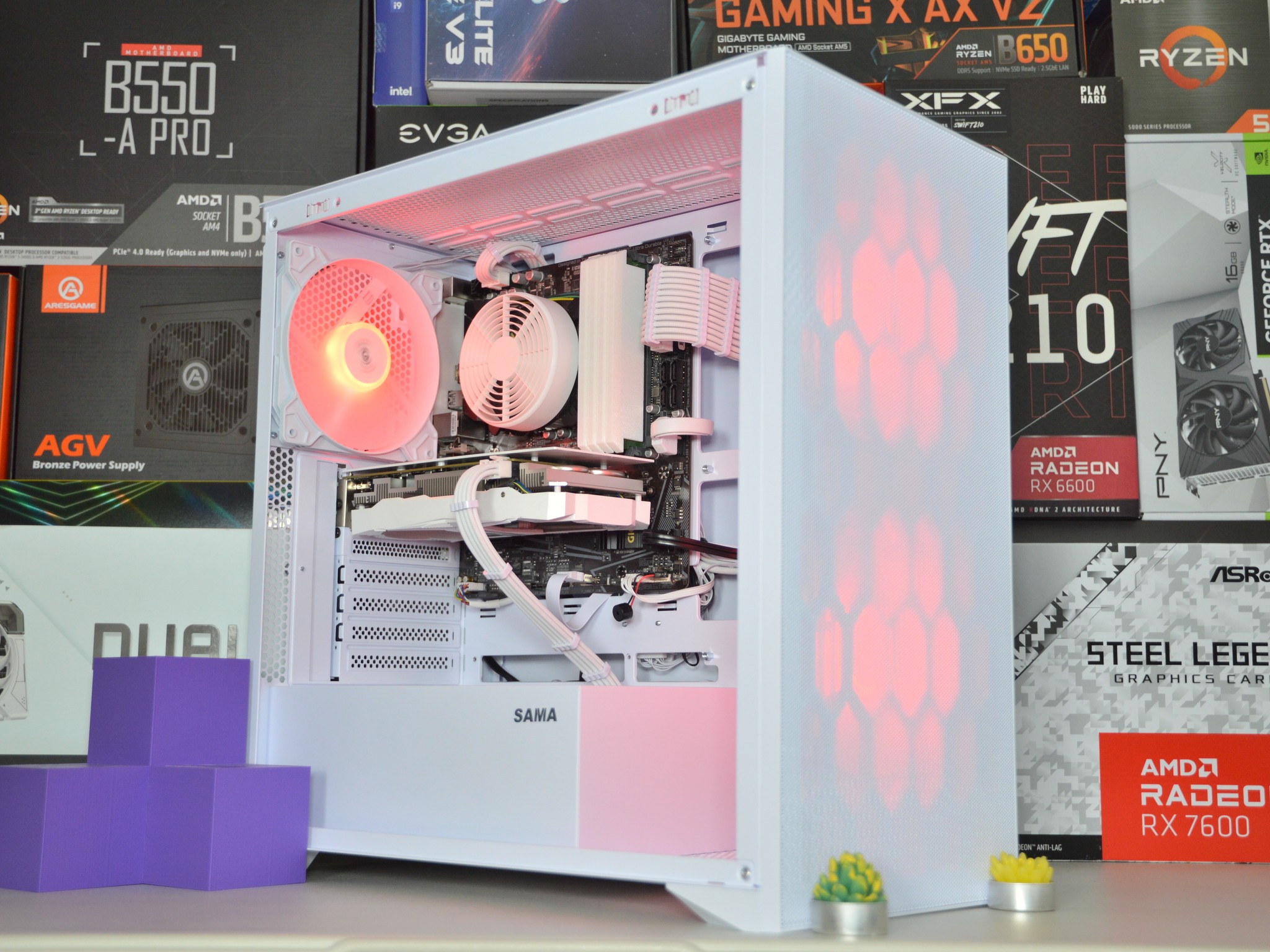 🧊🧊| RTX 2060 SUPER 6GB | INTEL i3-10100 | 16GB DDR4 RAM | 1 TB Storage | Ice Box 3.0 |