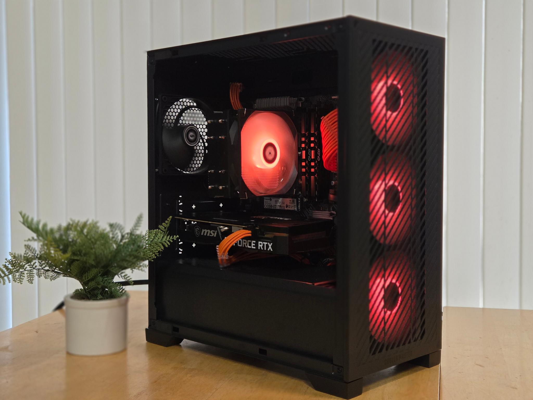 ⚫Black and Orange RTX 3060 Gaming PC🟠