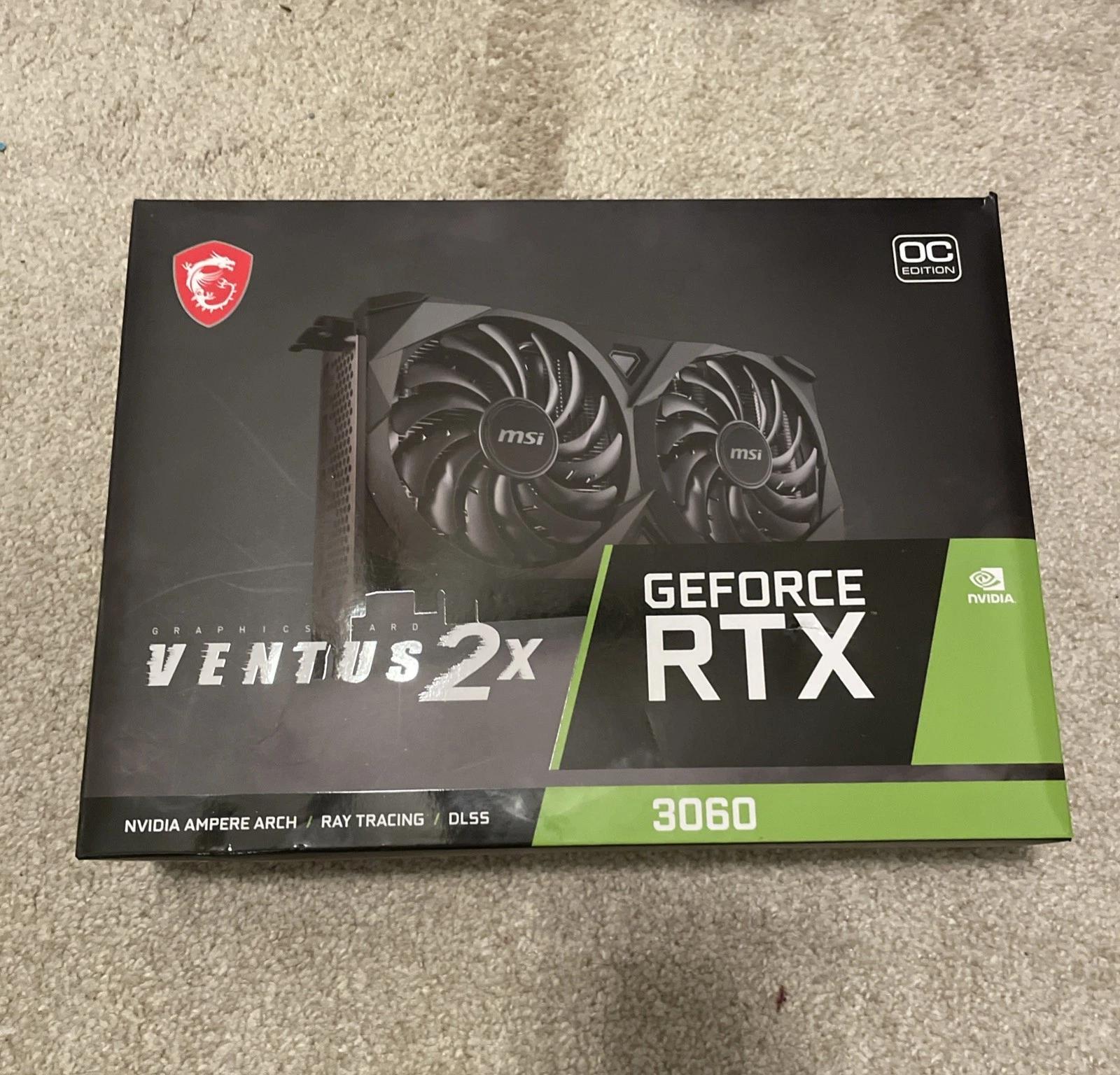 MSI Ventus 3060 2x in great condition!