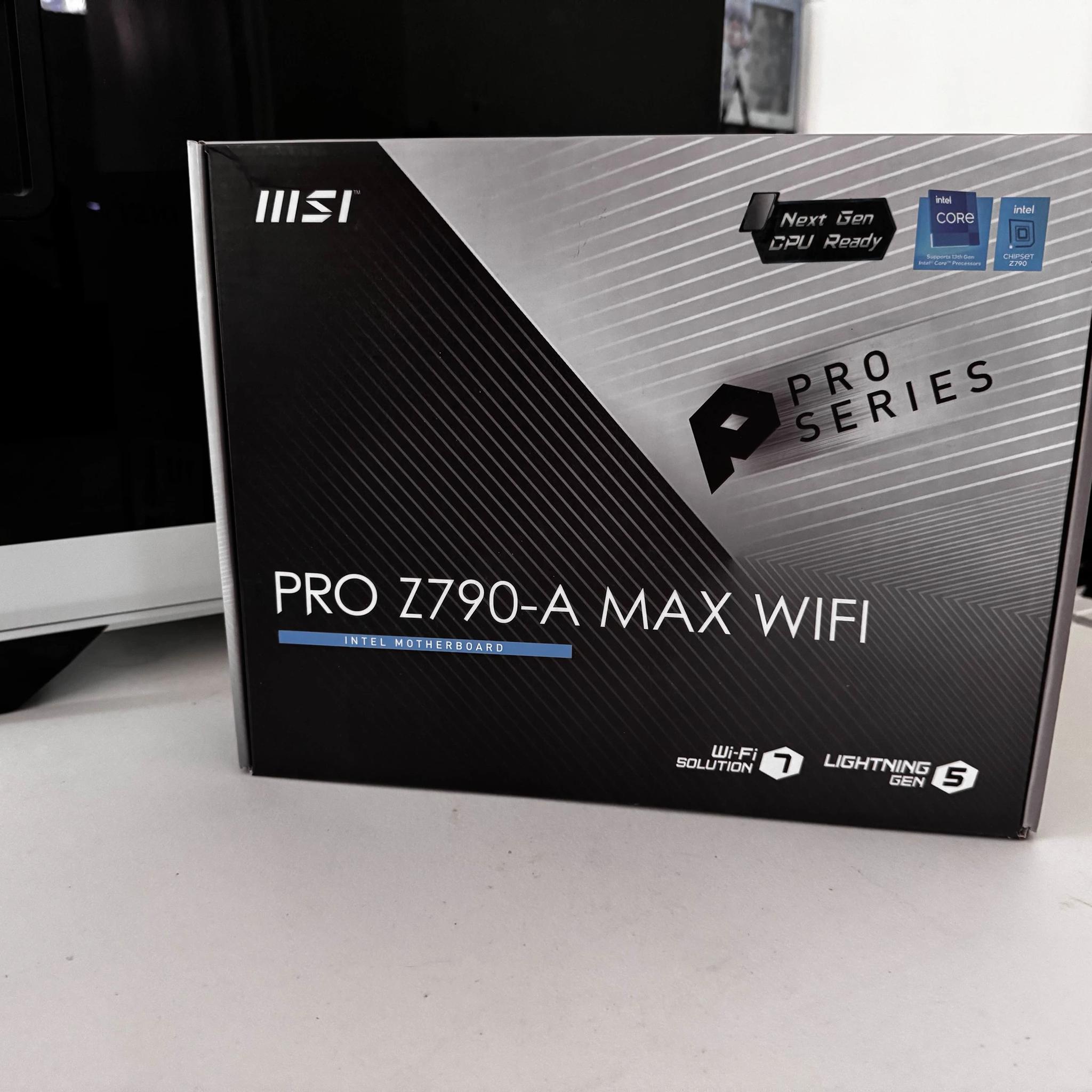 MSI PRO Z790-A MAX WiFi Motherboard - Includes Thermalright CPU Contact Frame