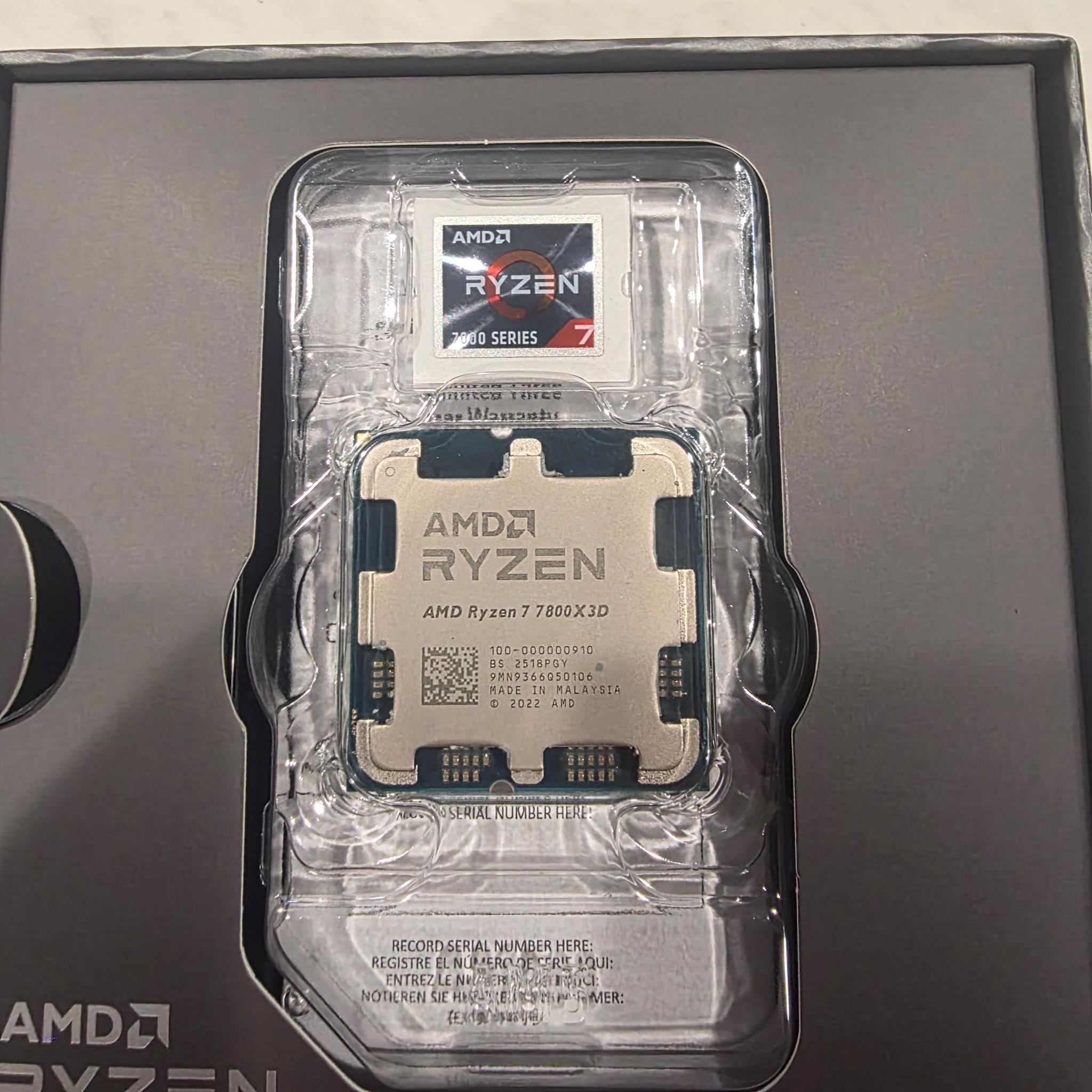 Amd ryzen 7800x3d