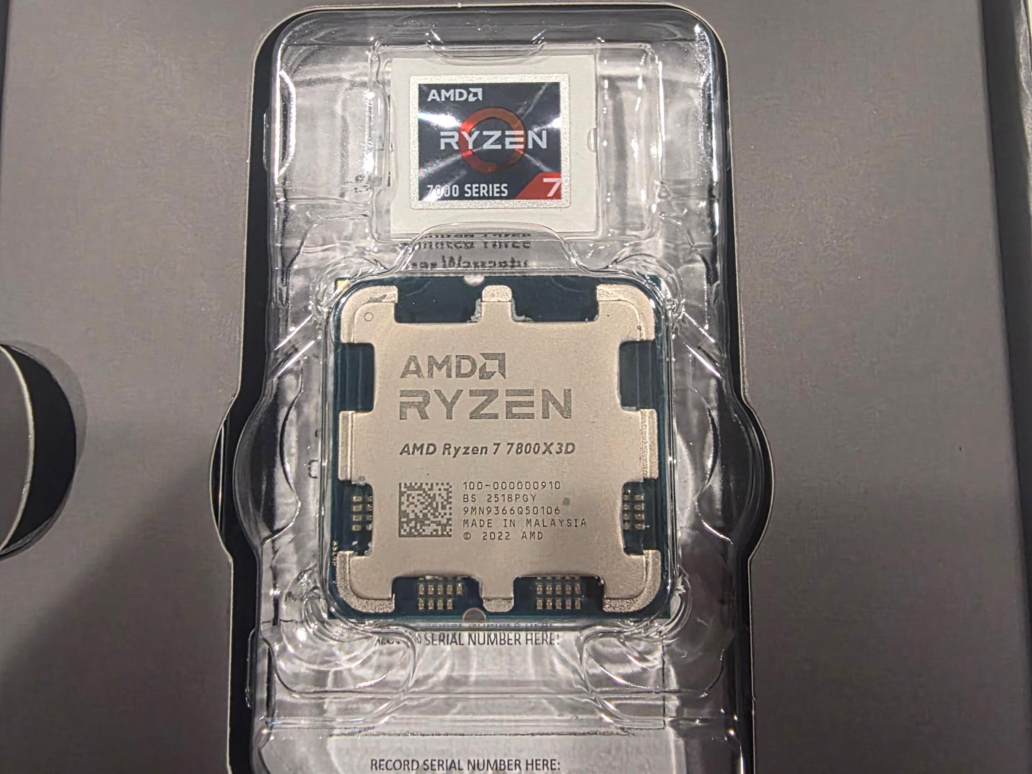 Amd ryzen 7800x3d