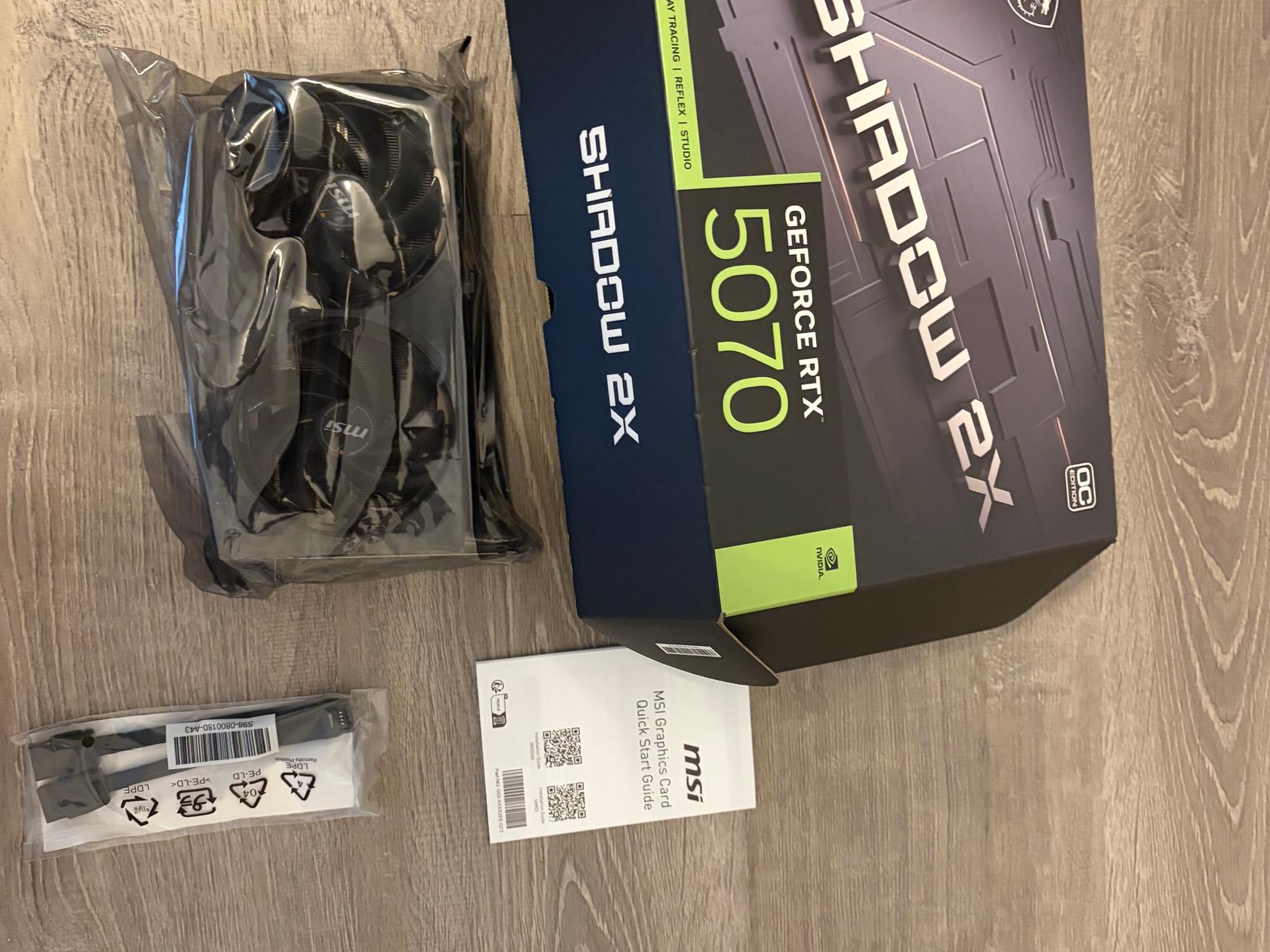 MSI GeForce RTX 5070 12G SHADOW 2X OC