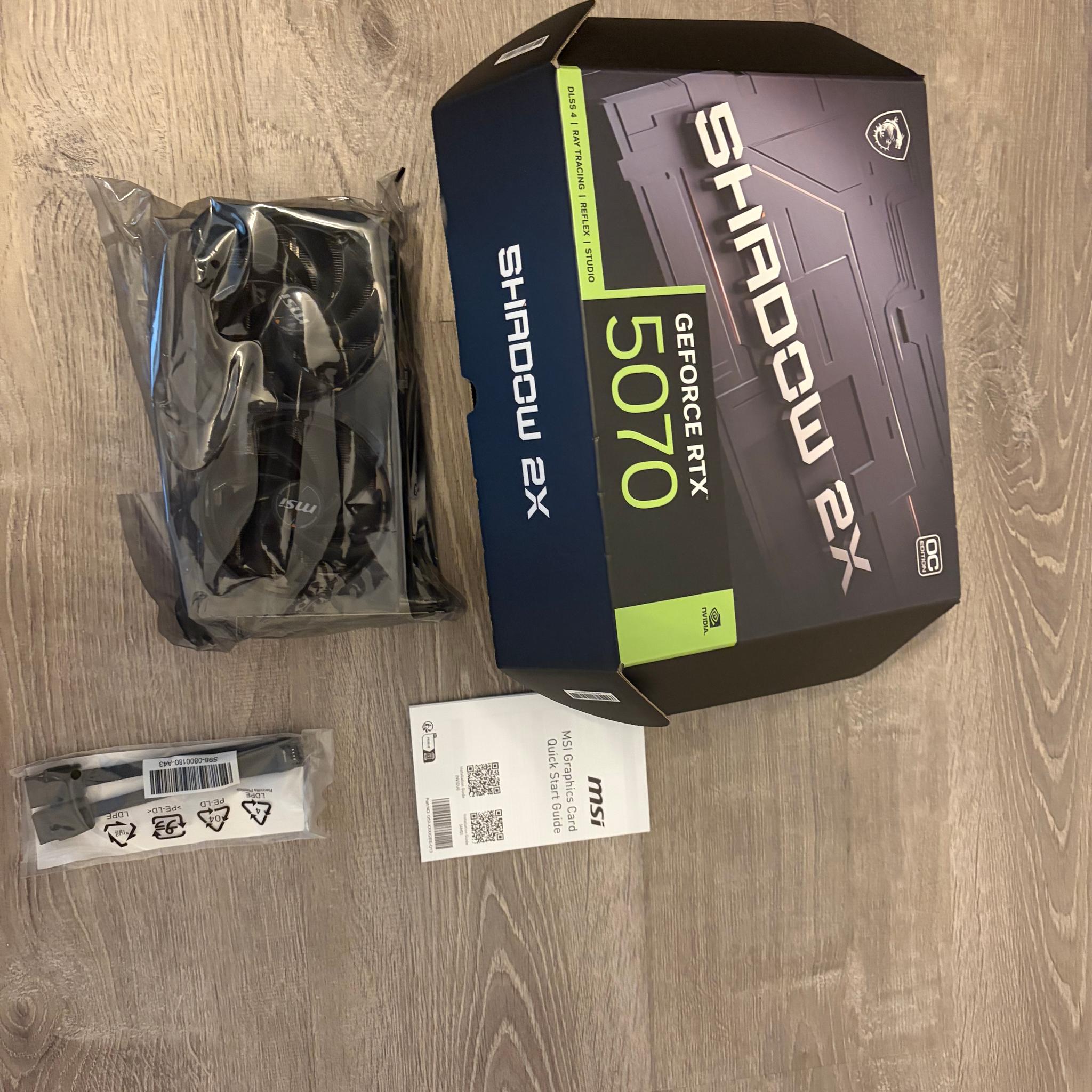 MSI GeForce RTX 5070 12G SHADOW 2X OC