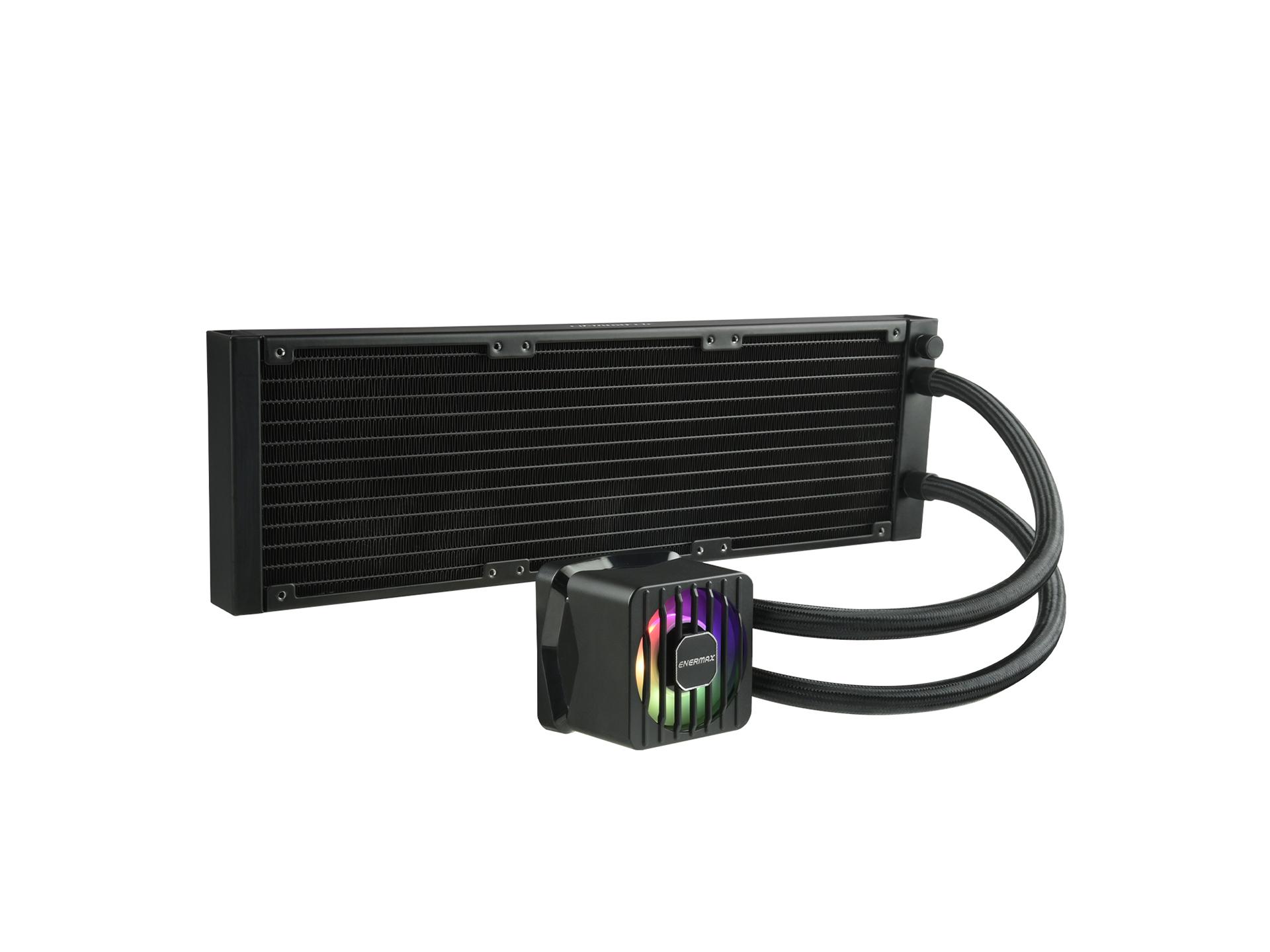 ENERMAX LIQMAXFLO SR 360 ARGB AIO CPU Liquid Cooler - 60mm VRM Fan up to 3000 RPM - 370W TDP