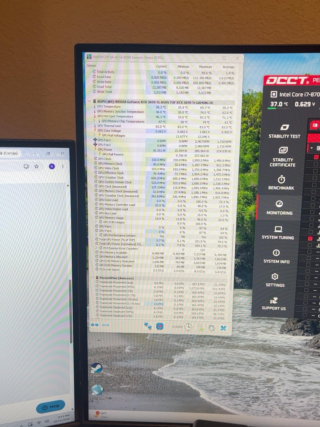Gaming PC | RTX 3070 Ti | Intel i7-8700K | 16GB DDR4 | 1TB NVMe | Windows 11 PC - Core i7-8700K