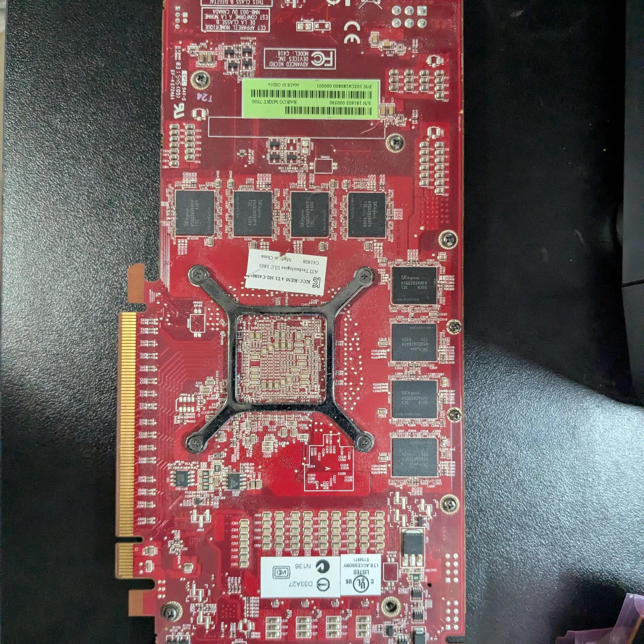 Barco MXRT 7500 4GB GDDR5 4x DisplayPort (FirePro W7000)