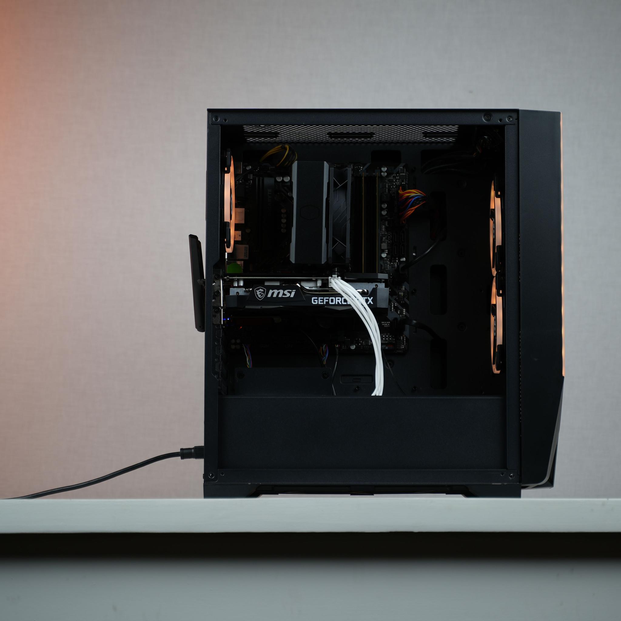 “Cyberform (k)” RTX 3050 Intel i5 8600K 16GB 1.3TB Windows 11 Gaming PC Powerhouse