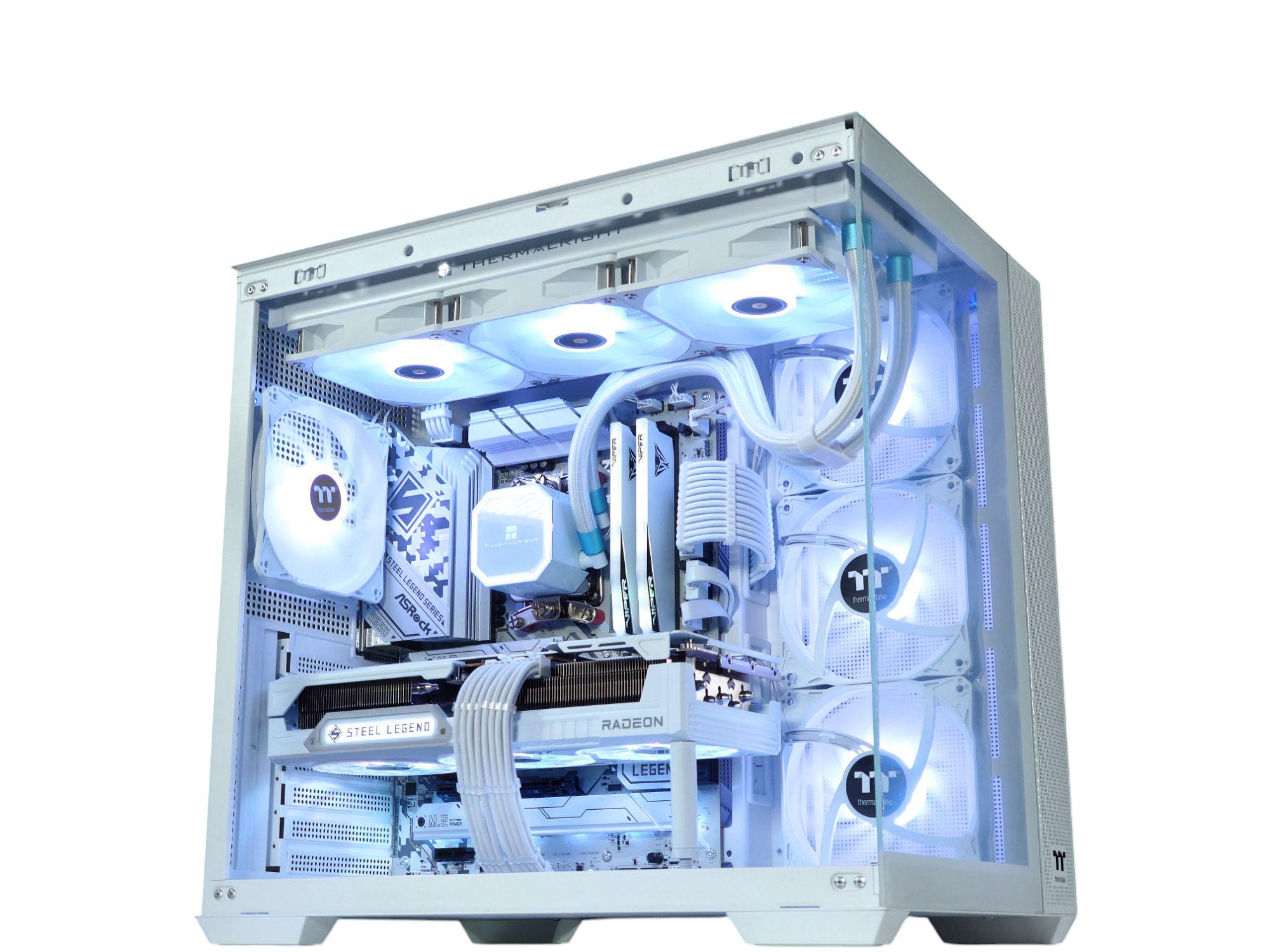 🏞️☁️Liquid Cooled Gaming PC❄️AMD RX 7900 GRE 16GB❄️AMD Ryzen 7 5800❄️32GB DDR4❄️1TB SSD
