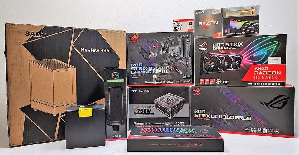"ROG" Custom Gaming PC - 5800XT/32GB/2TB/RX 6700XT - READ DESCRIPTION!!!