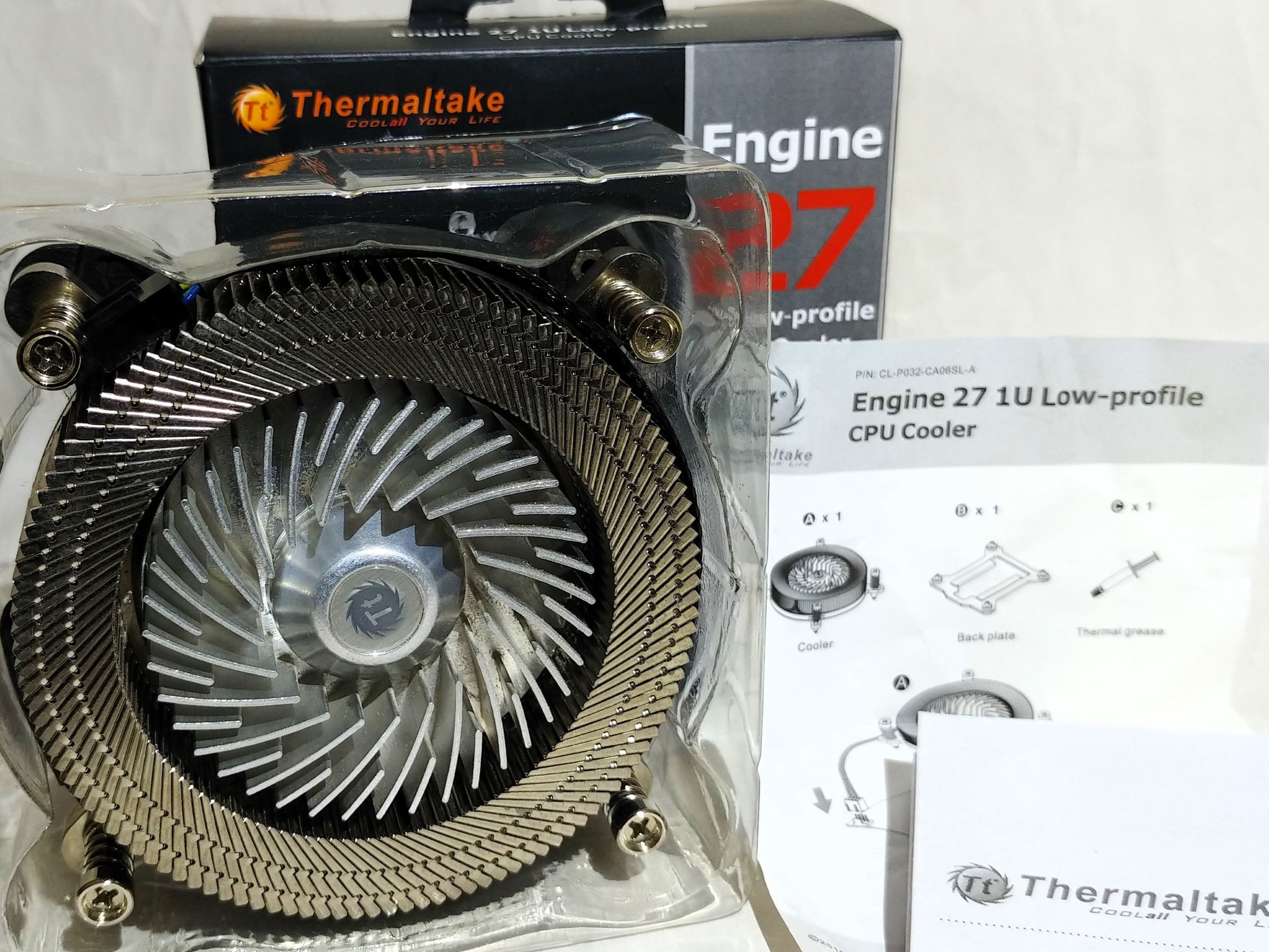 Thermaltake Engine 27 1U Low-profile CPU Cooler