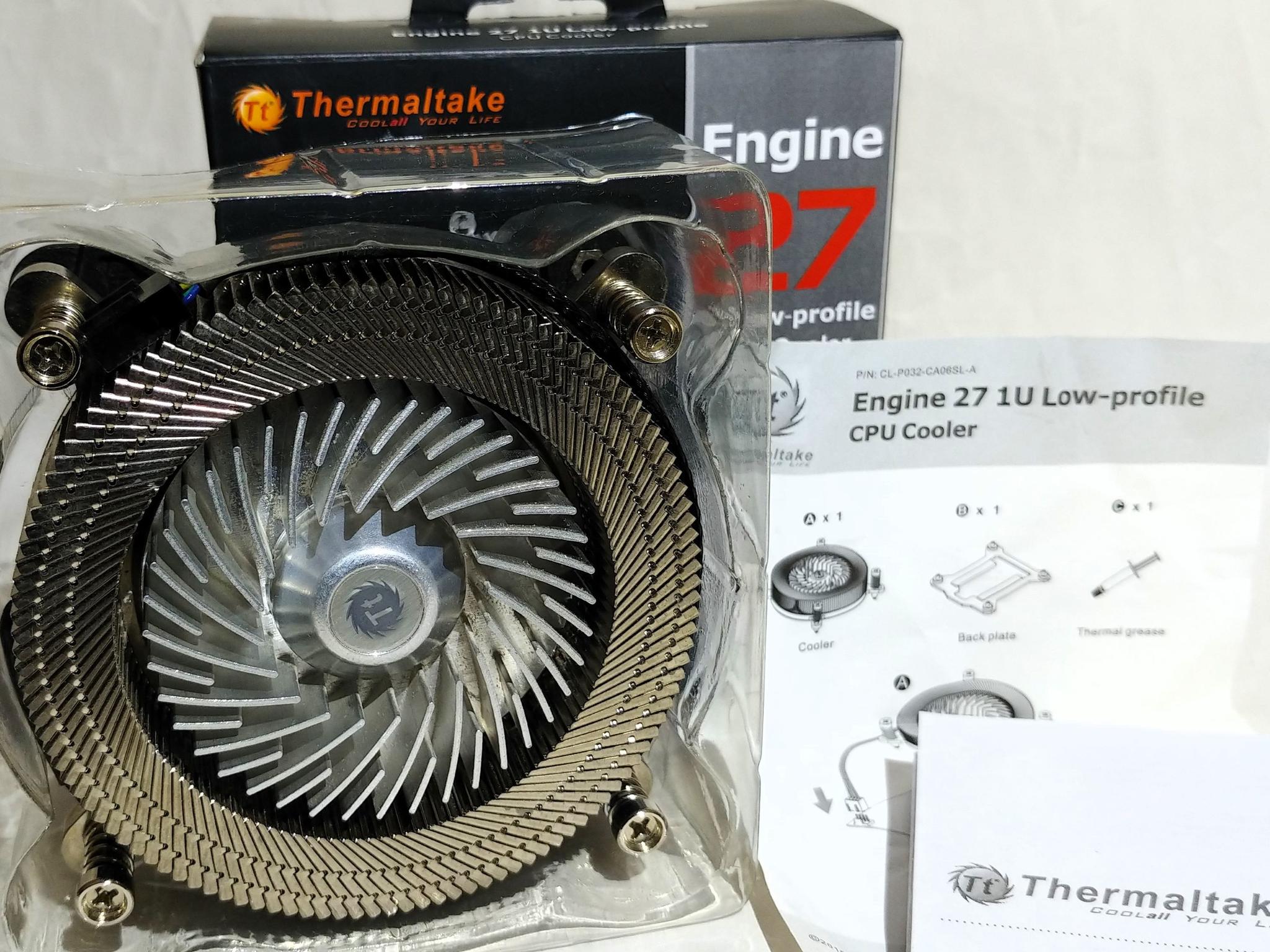 Thermaltake Engine 27 1U Low-profile CPU Cooler