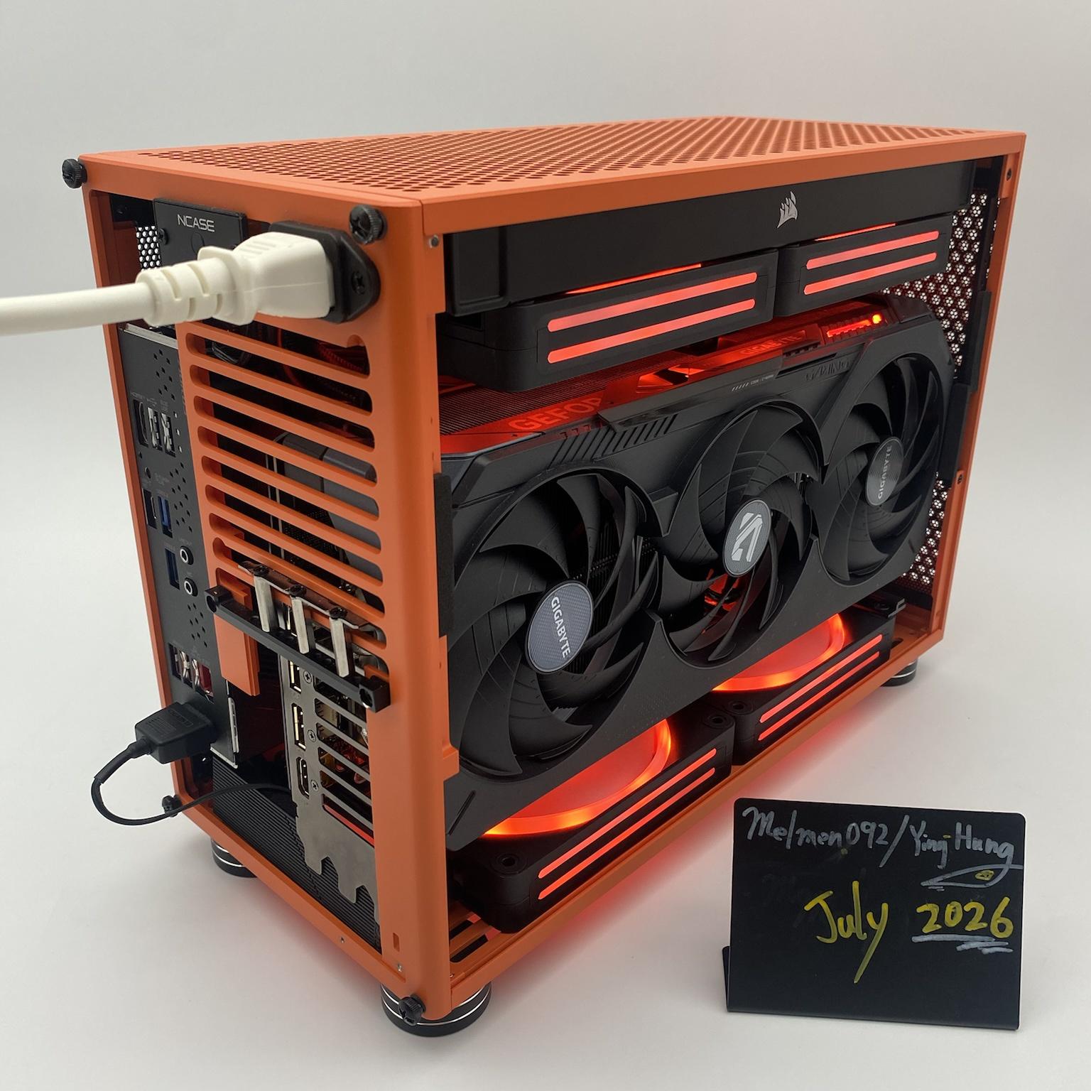 "EndGame Project Amber" | 9950X3D2 | 5090 Gigabyte | 64GB DDR5 | 6TB Nvme |