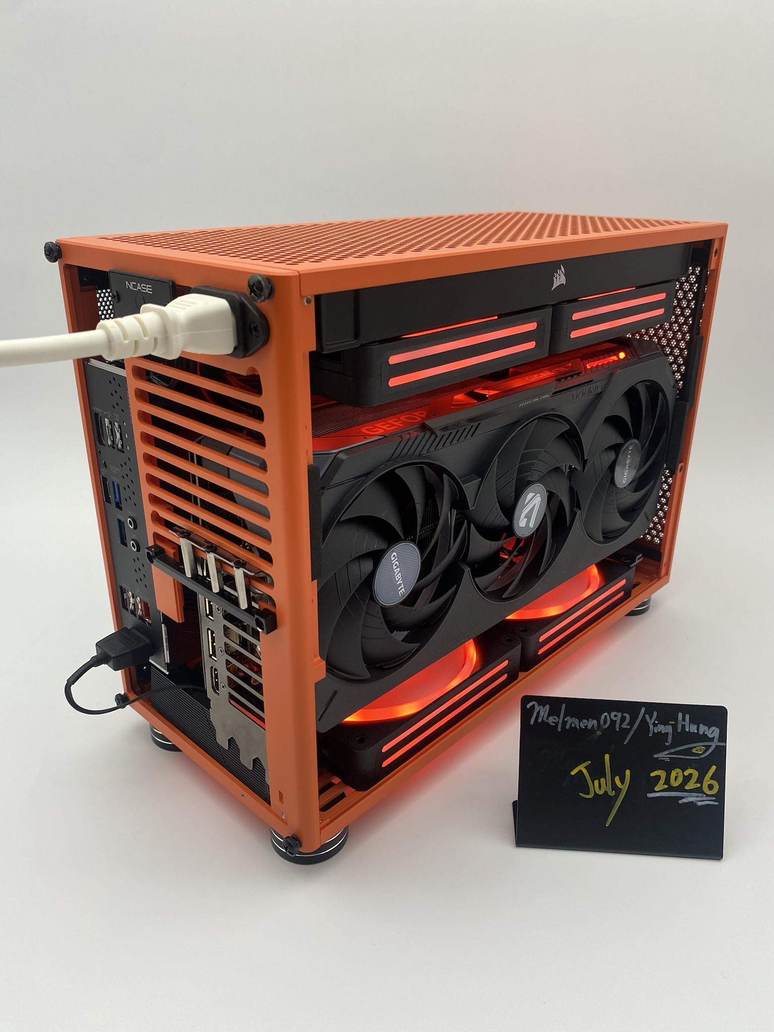 "EndGame Project Amber" | 9950X3D2 | 5090 Gigabyte | 64GB DDR5 | 6TB Nvme |