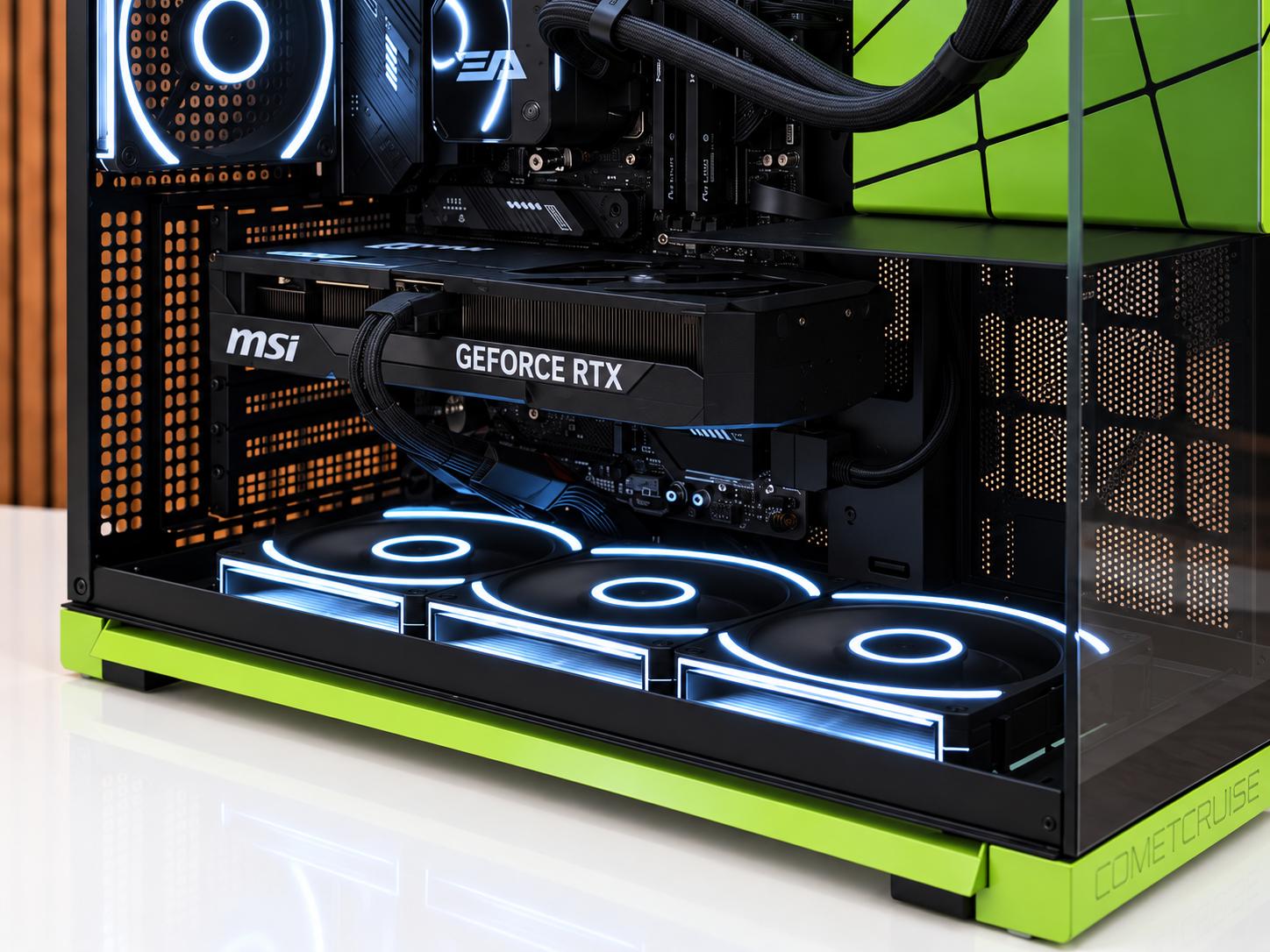 THE HULK 💚| RTX 5070 | Ryzen 9 7950X3D | 32GB DDR5 | 1TB NVME | GOLD PSU | Windows 11 | WIFI