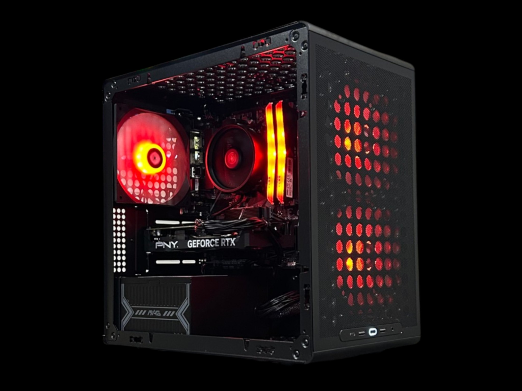 RTX 4060ti 8GB | Ryzen 5 5500 | 16GB DDR4 | 1TB NVMe | The Dark Trooper