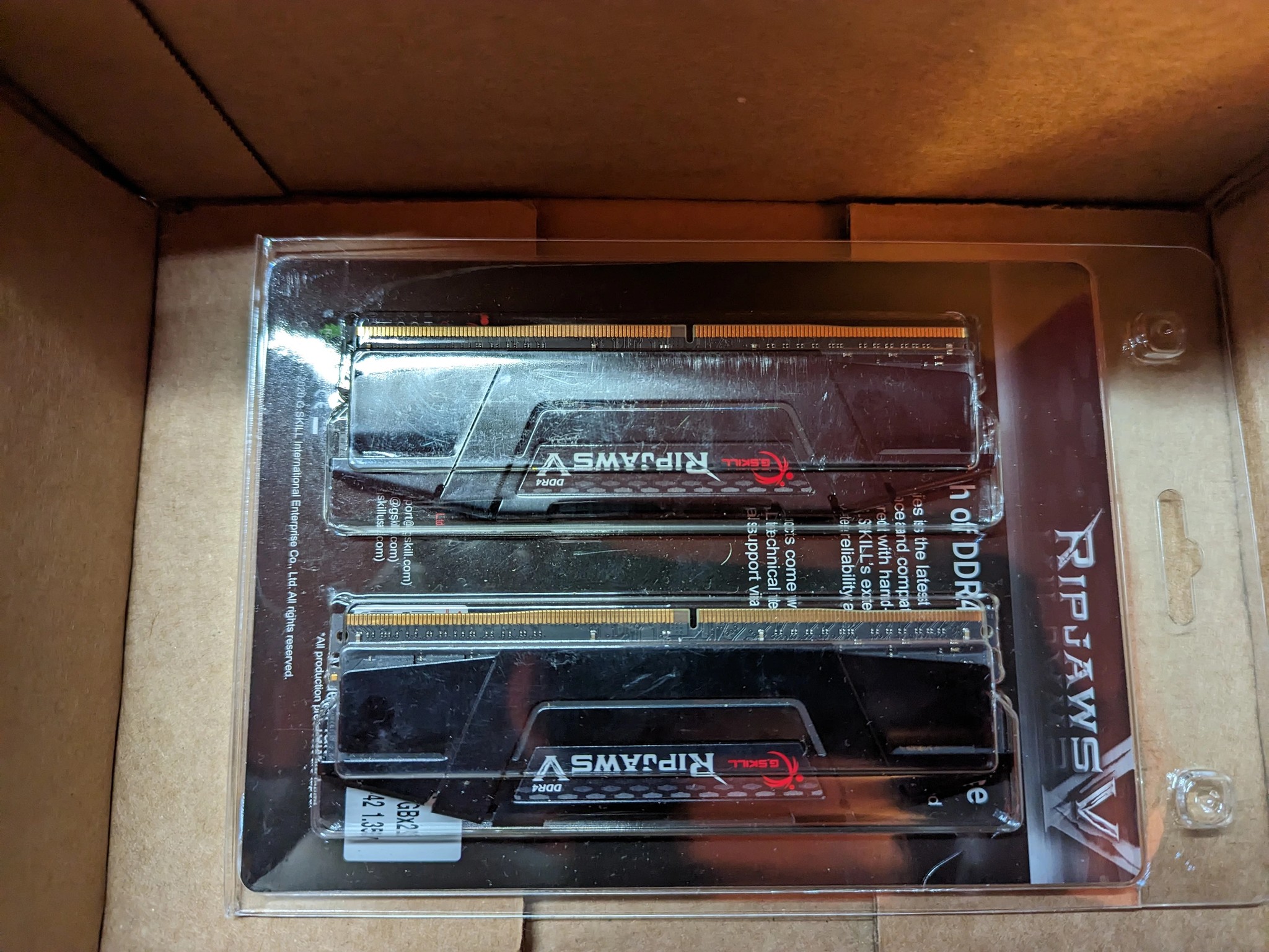 G.Skill DDR4 4000 32GB memory kit