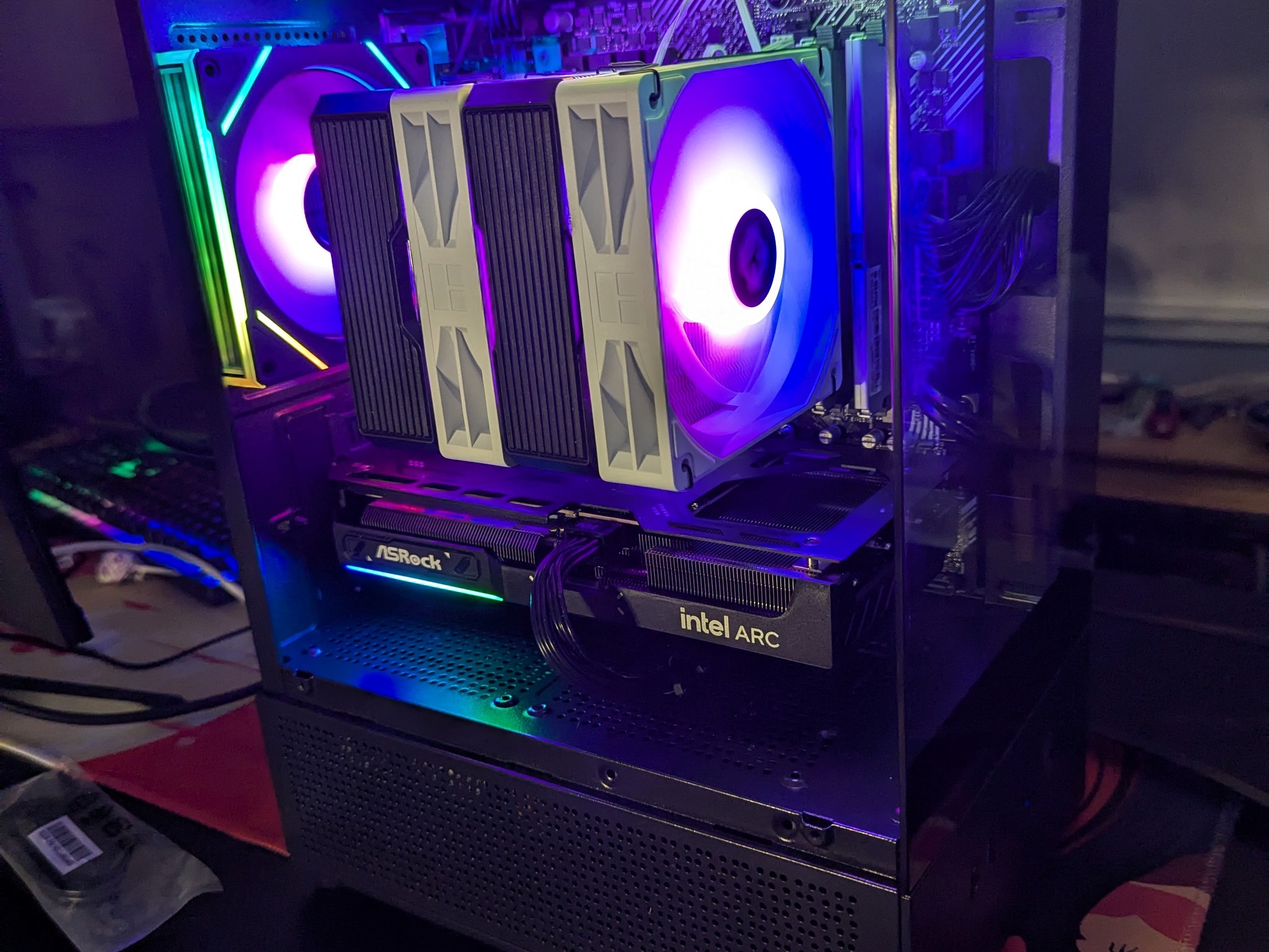 Gaming PC|AMD Ryzen 7 3700X|INTEL ARC B570 10GB|1 TB NVME SSD|32 GB DDR4 3200|Windows 11 Home Active