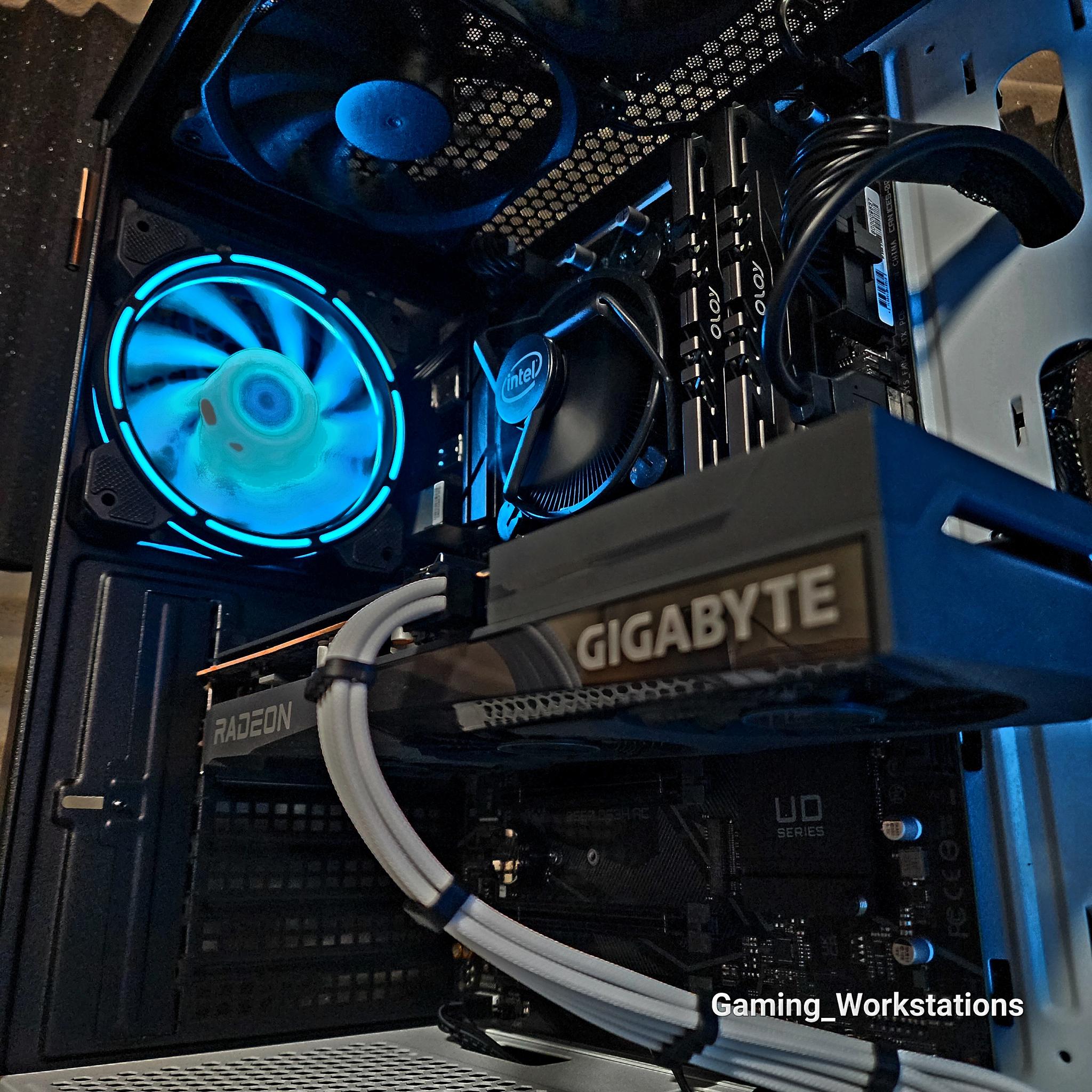 🖤🤍💙 Gigabyte Eagle Radeon RX 6600 8GB // Intel Core i5 11400 // OLOy 16GB 3200MHz