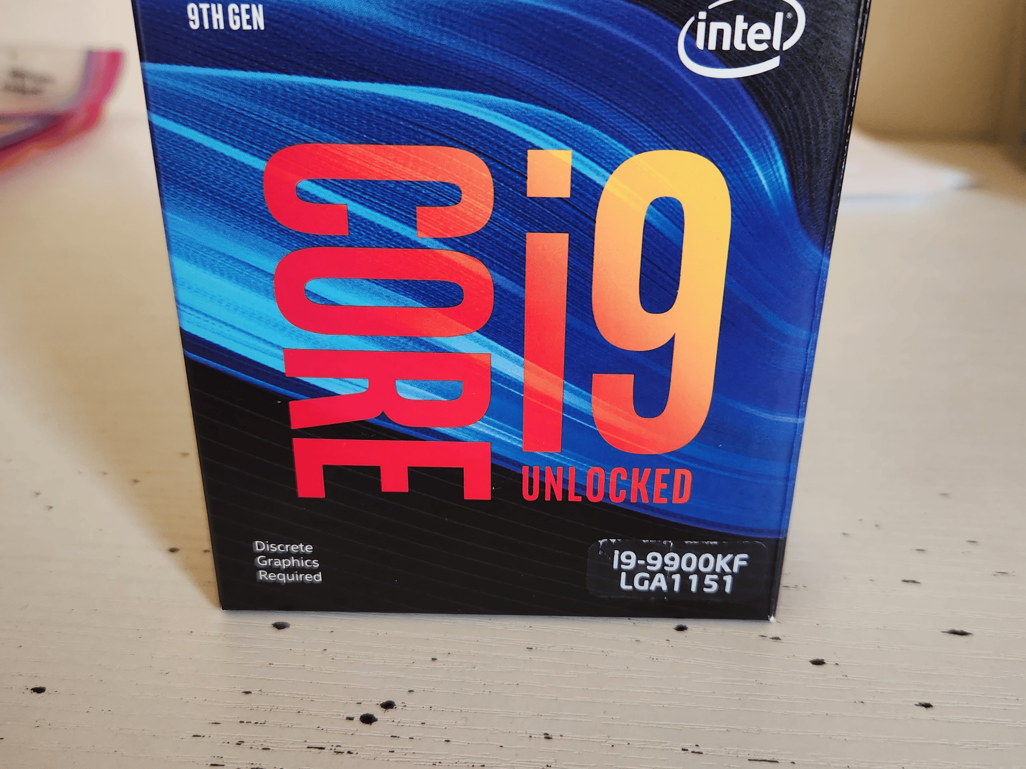 For sale Used intel i9-9900KF in box! 