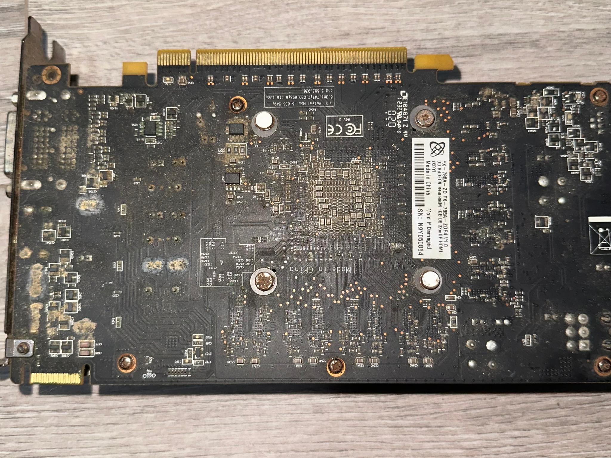 XFX radeon amd hd 7850 1gb Tested and working