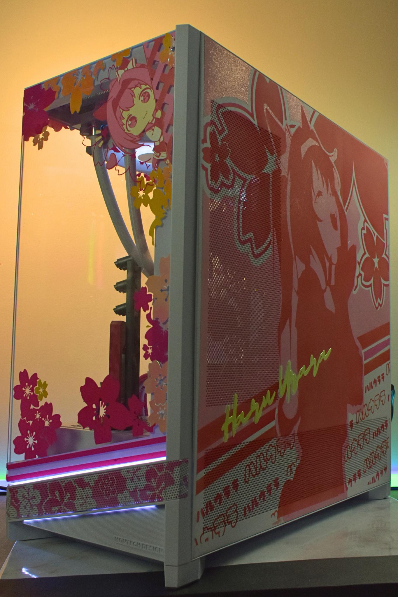 Montech Sky3 - Umamusume Pretty derby - Haru Urara Themed Custom PC Case