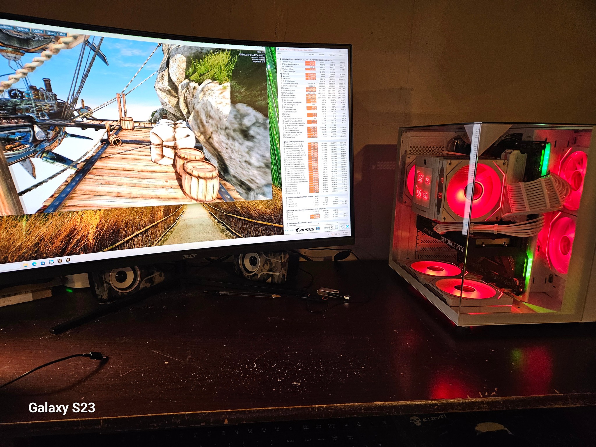 🚀 White RGB Gaming PC | RTX 4060 Ti 16GB | Intel i5-11600KF | 32GB RAM | 1TB NVMe | WiFi