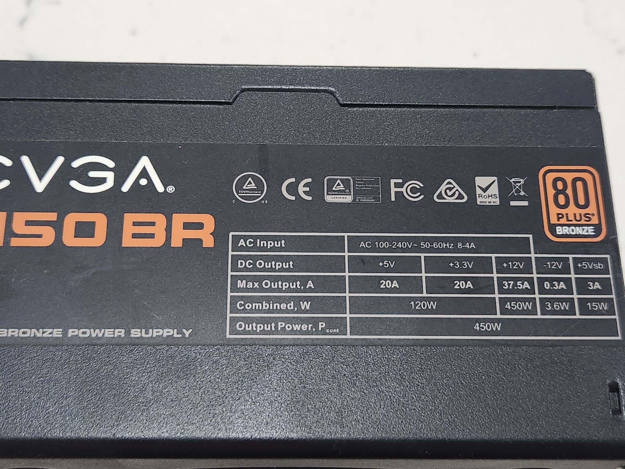 EVGA 450BR Non-modular