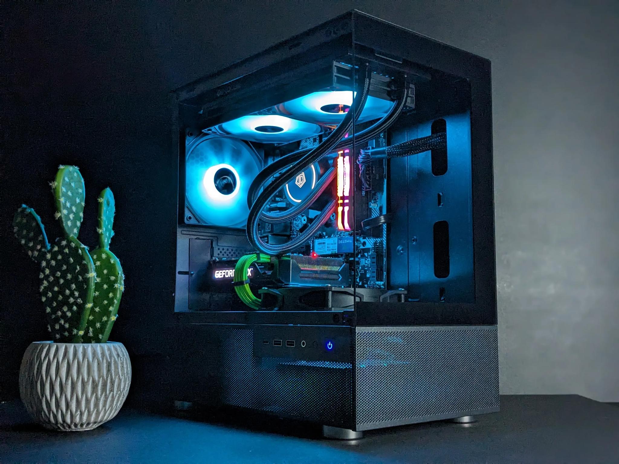 Liquid-Cooled Gaming PC⚫️ RTX 3060 12GB⚫️Ryzen 5 5500⚫️ 16GB RAM⚫️ 1TB M.2. NVMe SSD⚫️ Windows 11