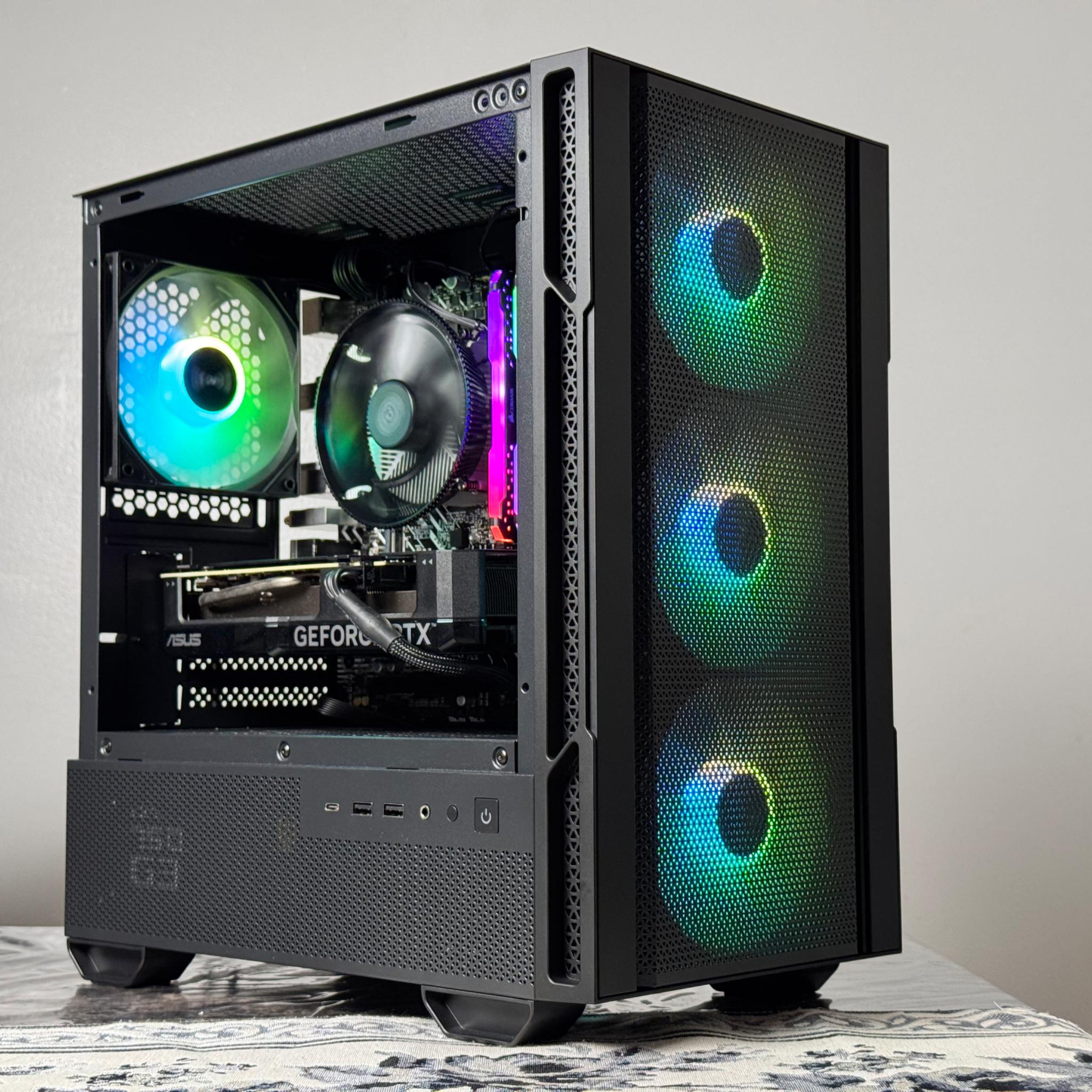 🔥 RTX 4060 Ti + i5-12400F | 32GB RGB RAM | 1TB NVMe | 750W Gold 🔥