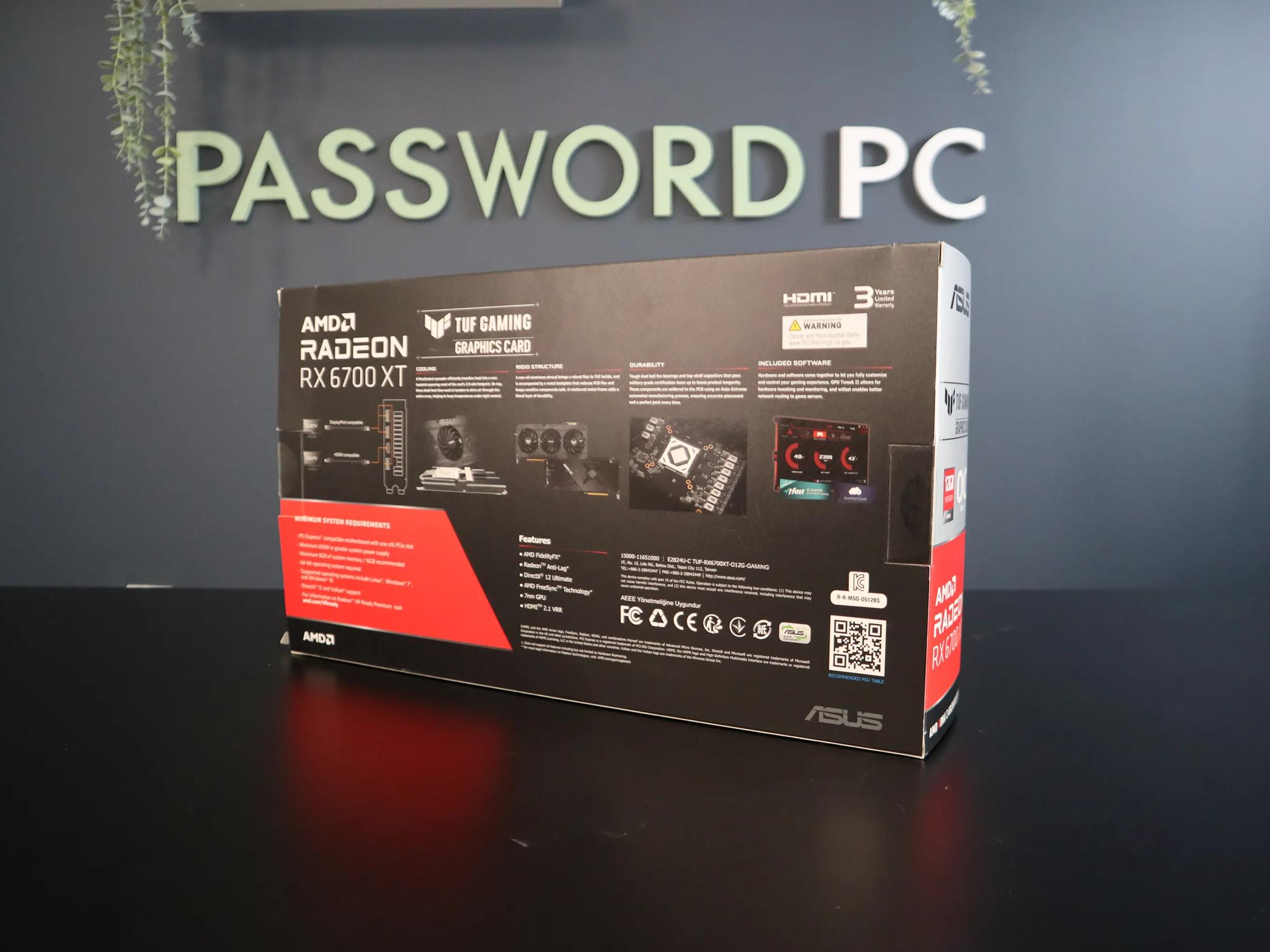 Asus Tuf RX6700XT | Tested working Great|