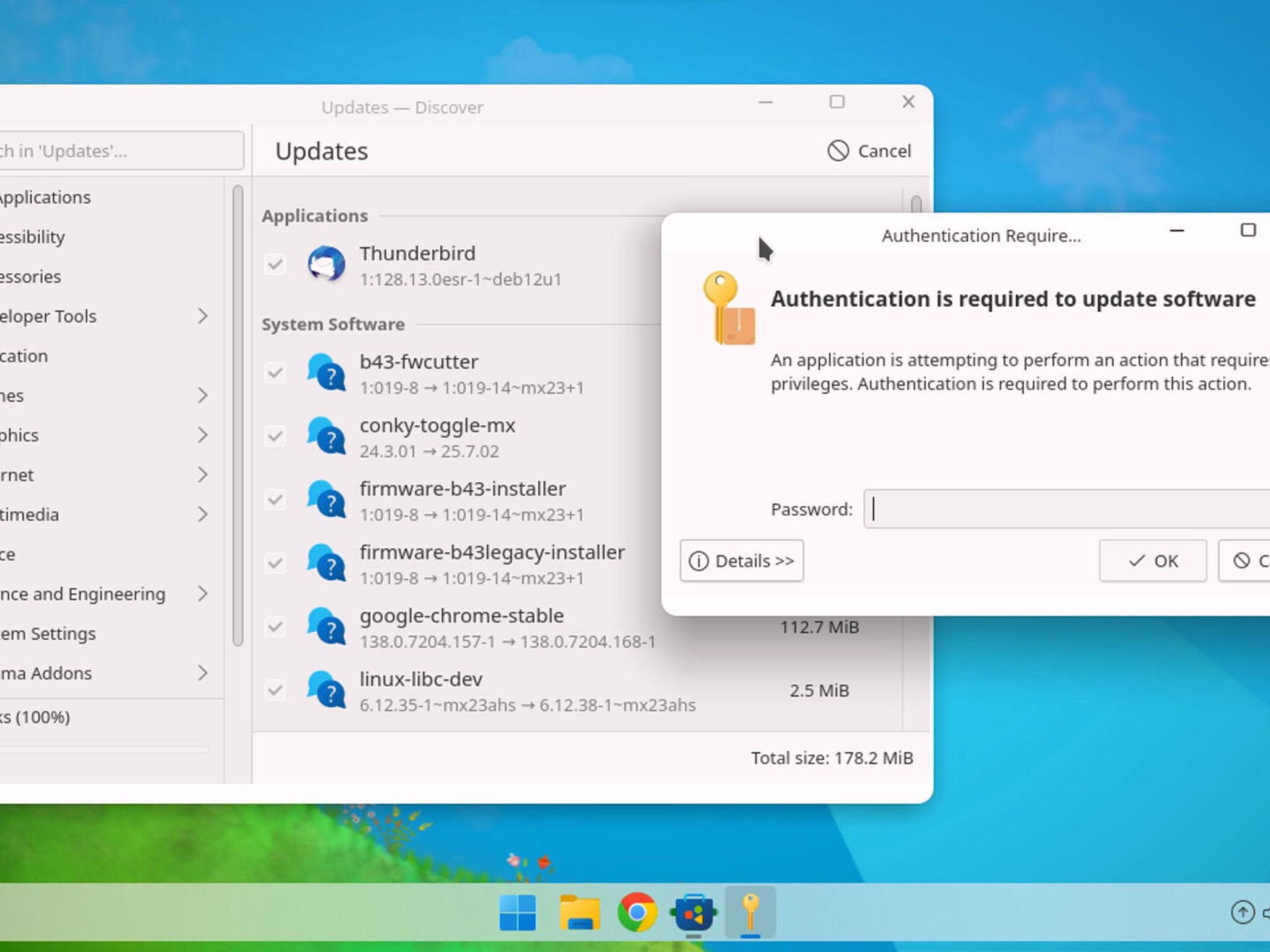 Upgraded Acer c740 with NEW BATTERY!! UEFI BIOS/128gig SSD/MX Linux KDE Plasma