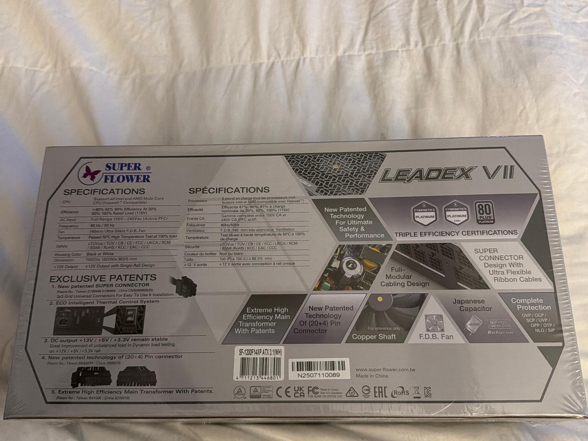 SUPER Flower Leadex Platinum 1200W White - Image 5