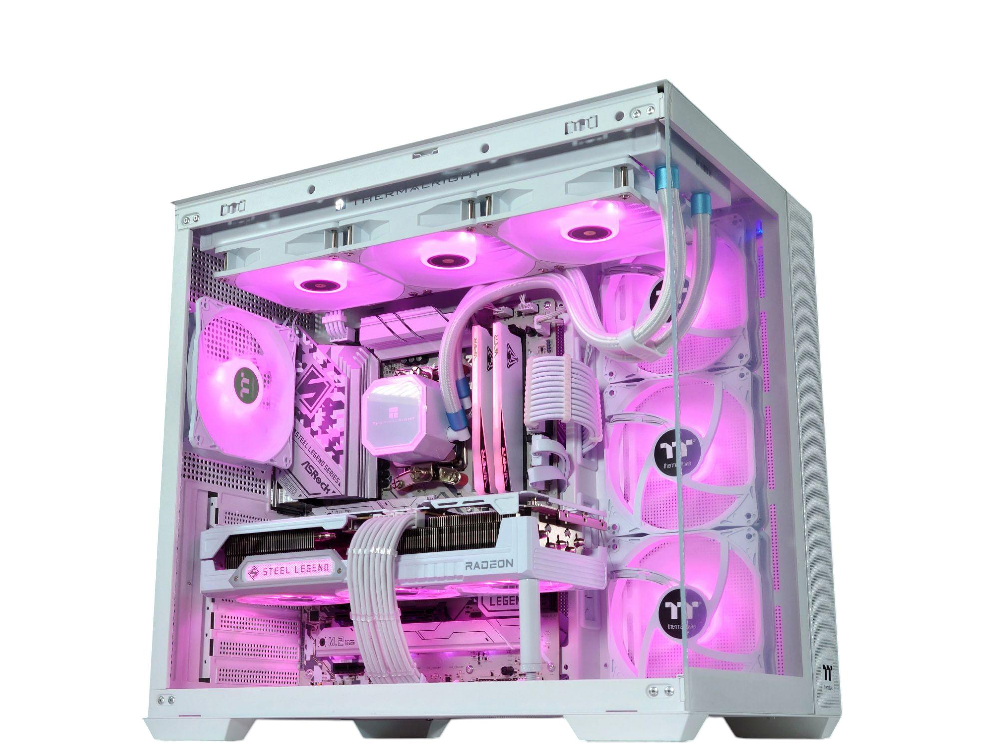 🏞️☁️Liquid Cooled Gaming PC❄️AMD RX 7900 GRE 16GB❄️AMD Ryzen 7 5800❄️32GB DDR4❄️1TB SSD