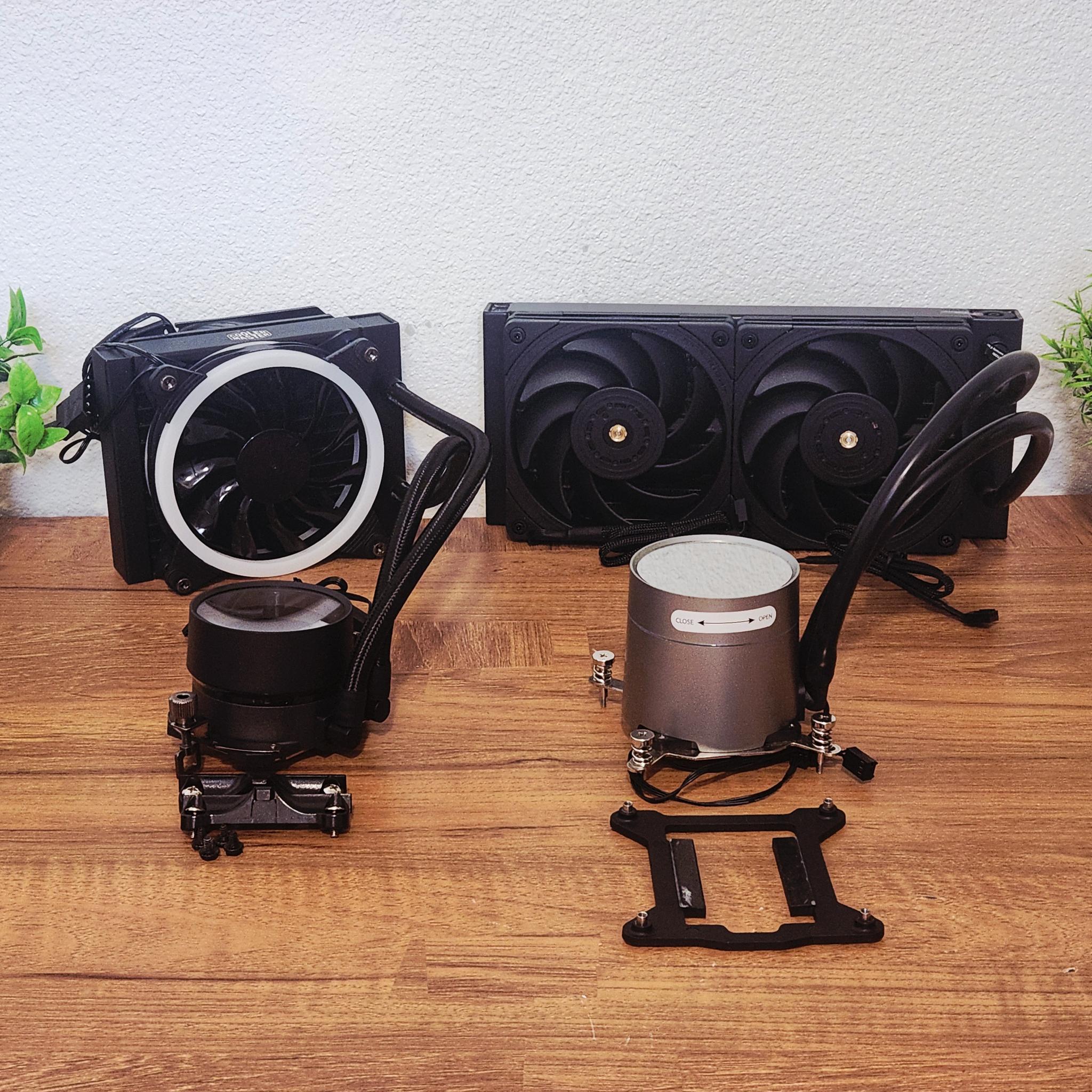 2 AIOs! | 240mm iBuyPower AIO | 120mm CoolerMaster AIO