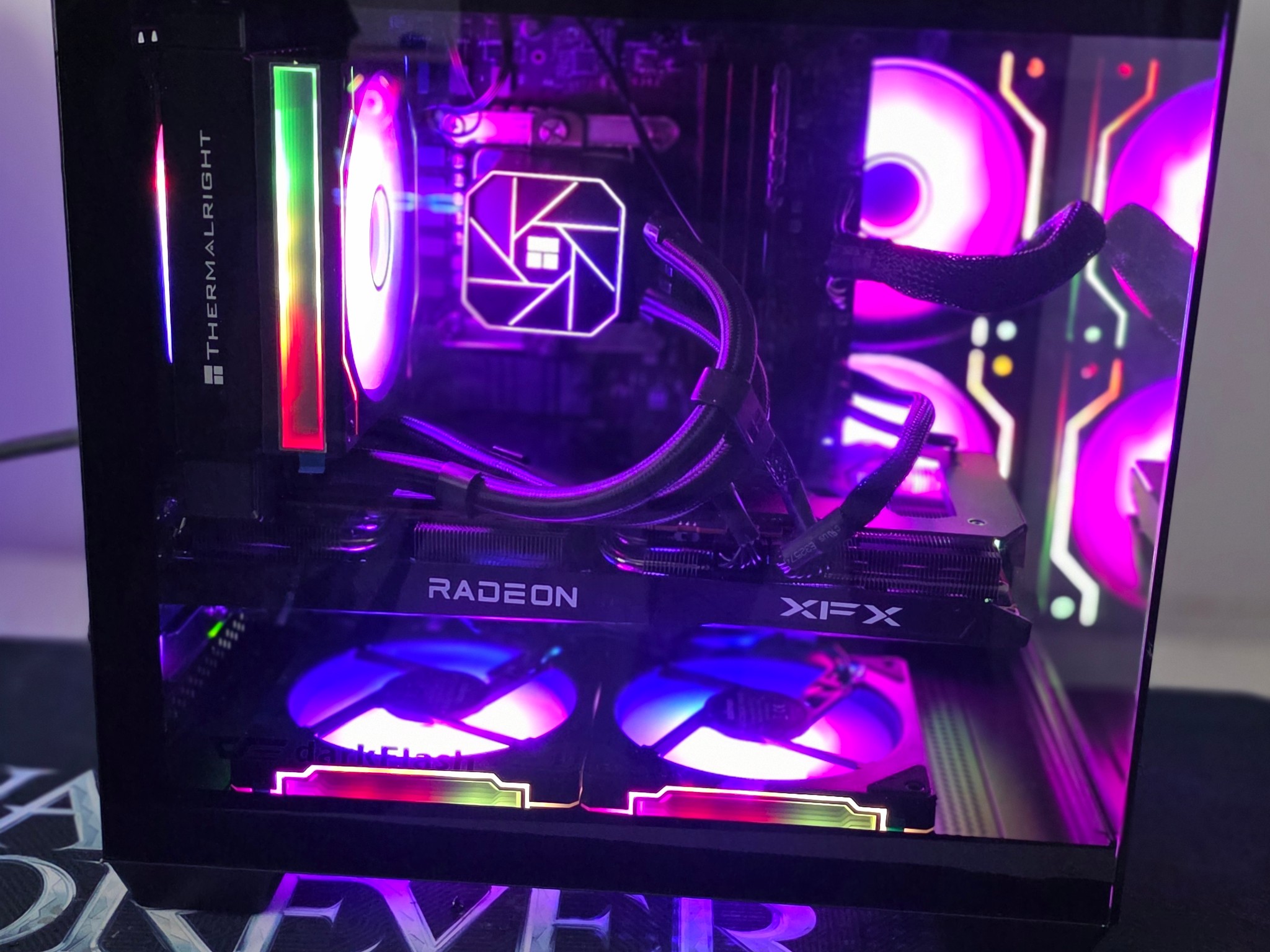 Gaming PC – 6700 XT | 32GB RAM | 1.5TB SDD+HDD | 12th Gen | RGB Liquid Cooled