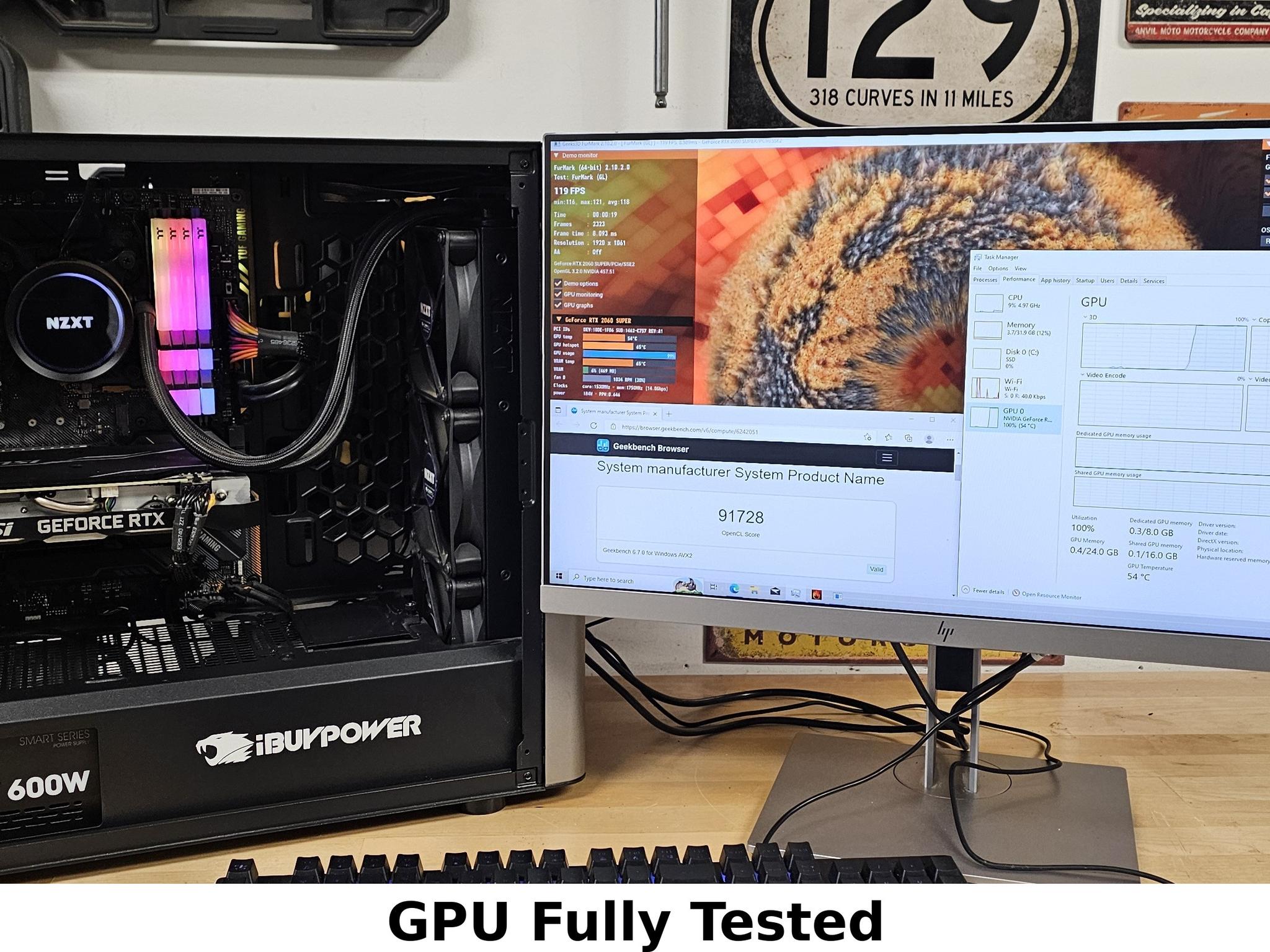 RTX 2060 SUPER MSI VENTUS GP GPU OC 8GB