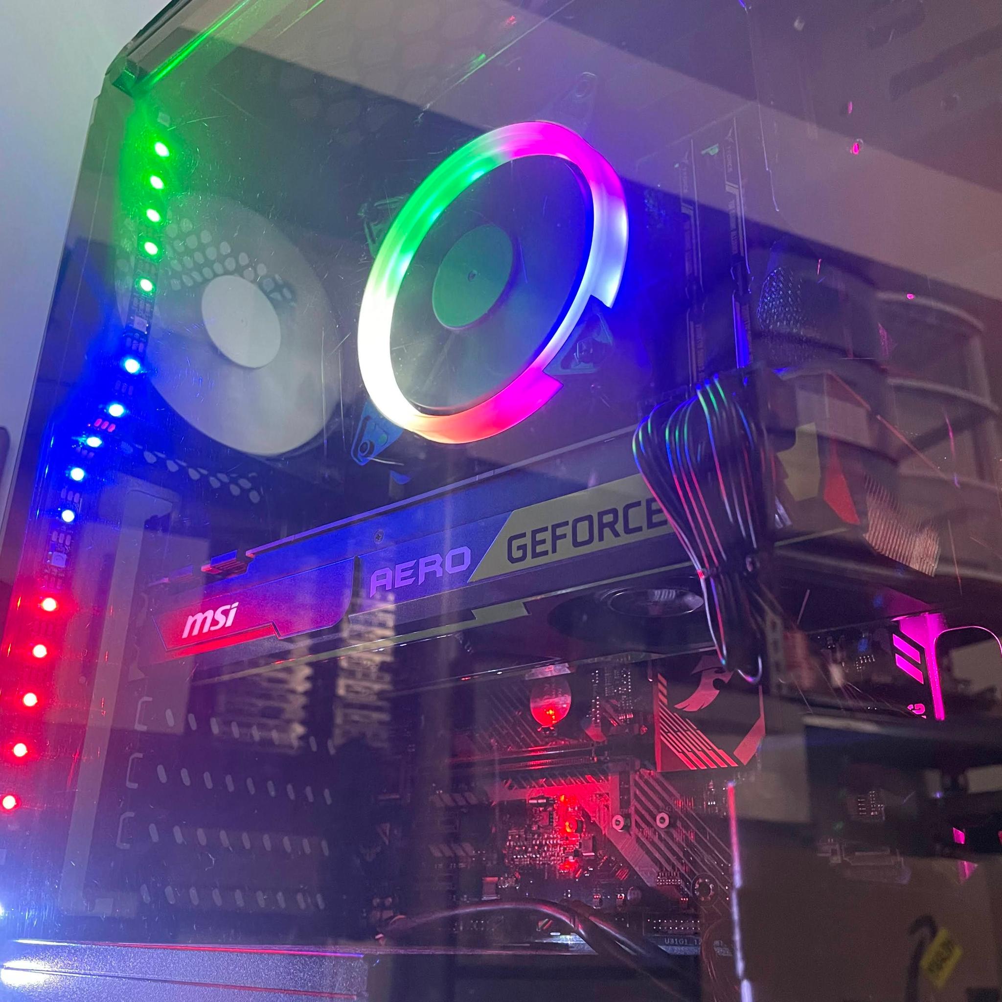 Ryzen 5 GTX1080Ti Strong Gaming PC | GTX 1080Ti / 16GB / 1.2TB Win 11 Pro + Wi-Fi