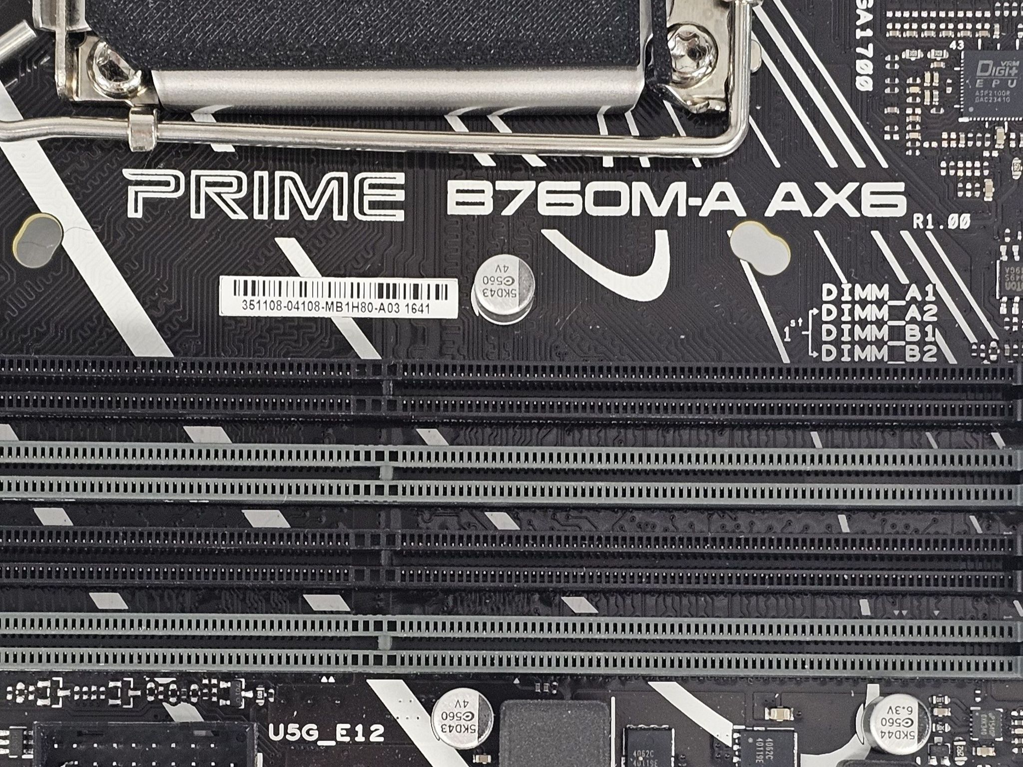 ASUS PRIME B760M-A AX6 LGA1700 DDR5 mATX Motherboard