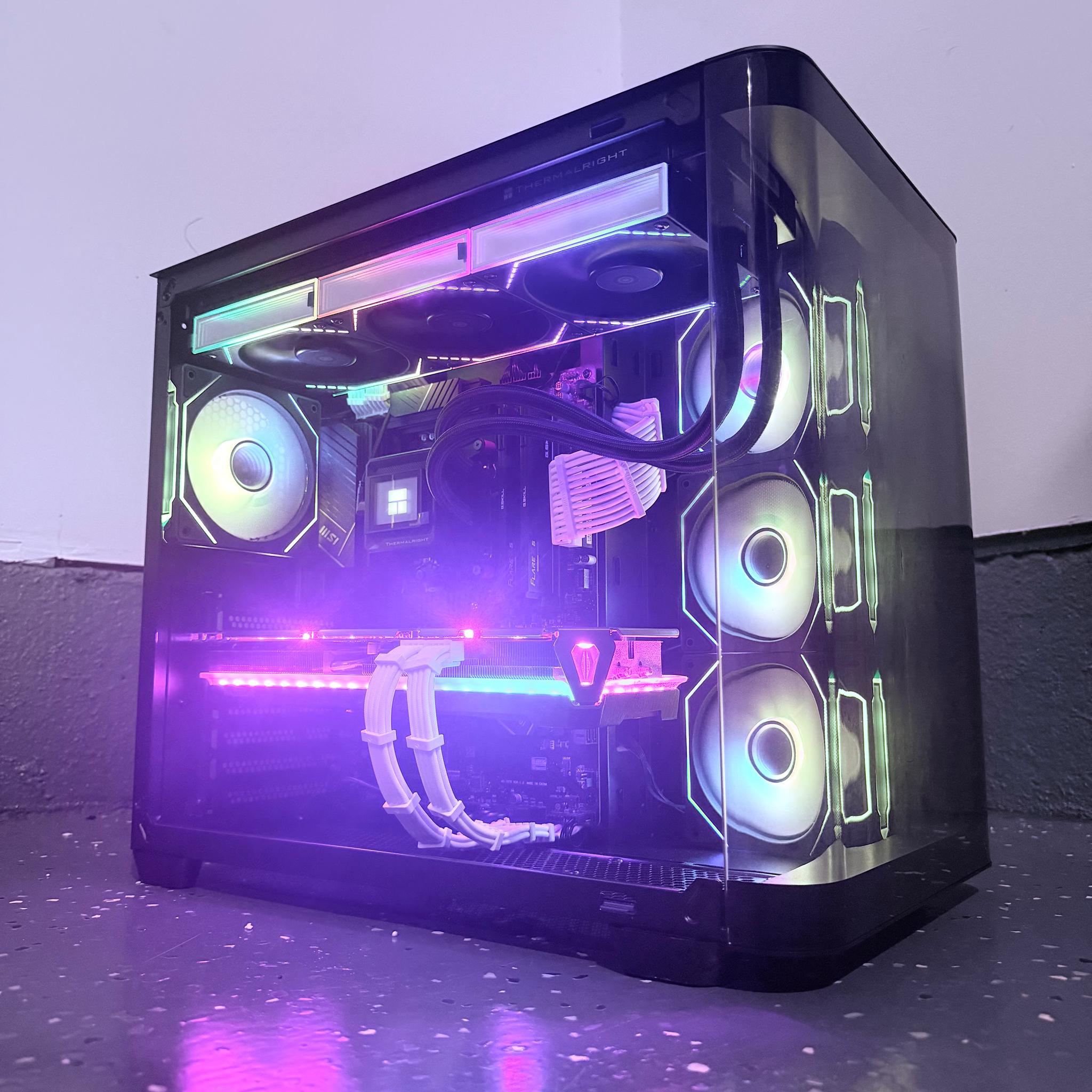 🌈"Astral Spectrum"⚫️| 4k Gaming | RX 7800XT 16GB | Ryzen 7 7700X | 32GB DDR5 | 1TB SSD+Dram