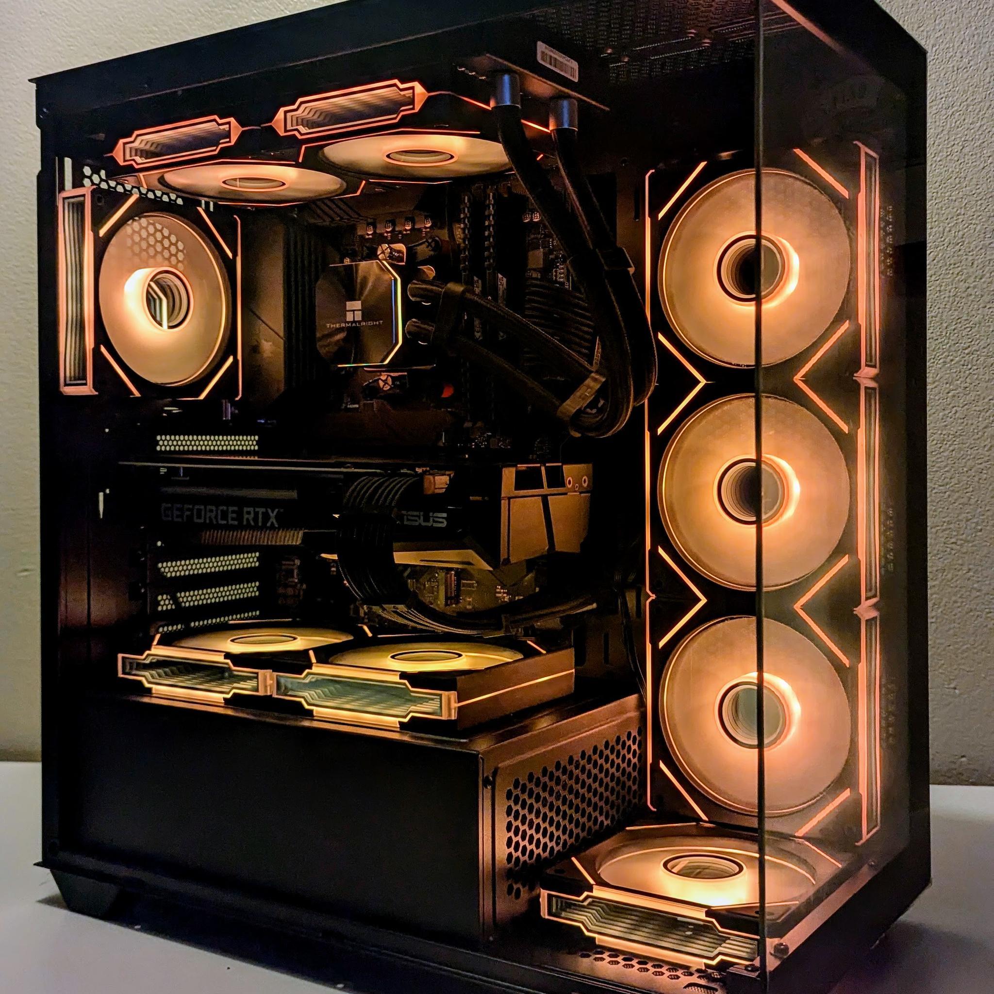 Ryzen 7 5700X | RTX 3070 | 16GB RAM | 1TB SSD |WiFi & Bluetooth| Win 11 Pro|9 ARGB FANS