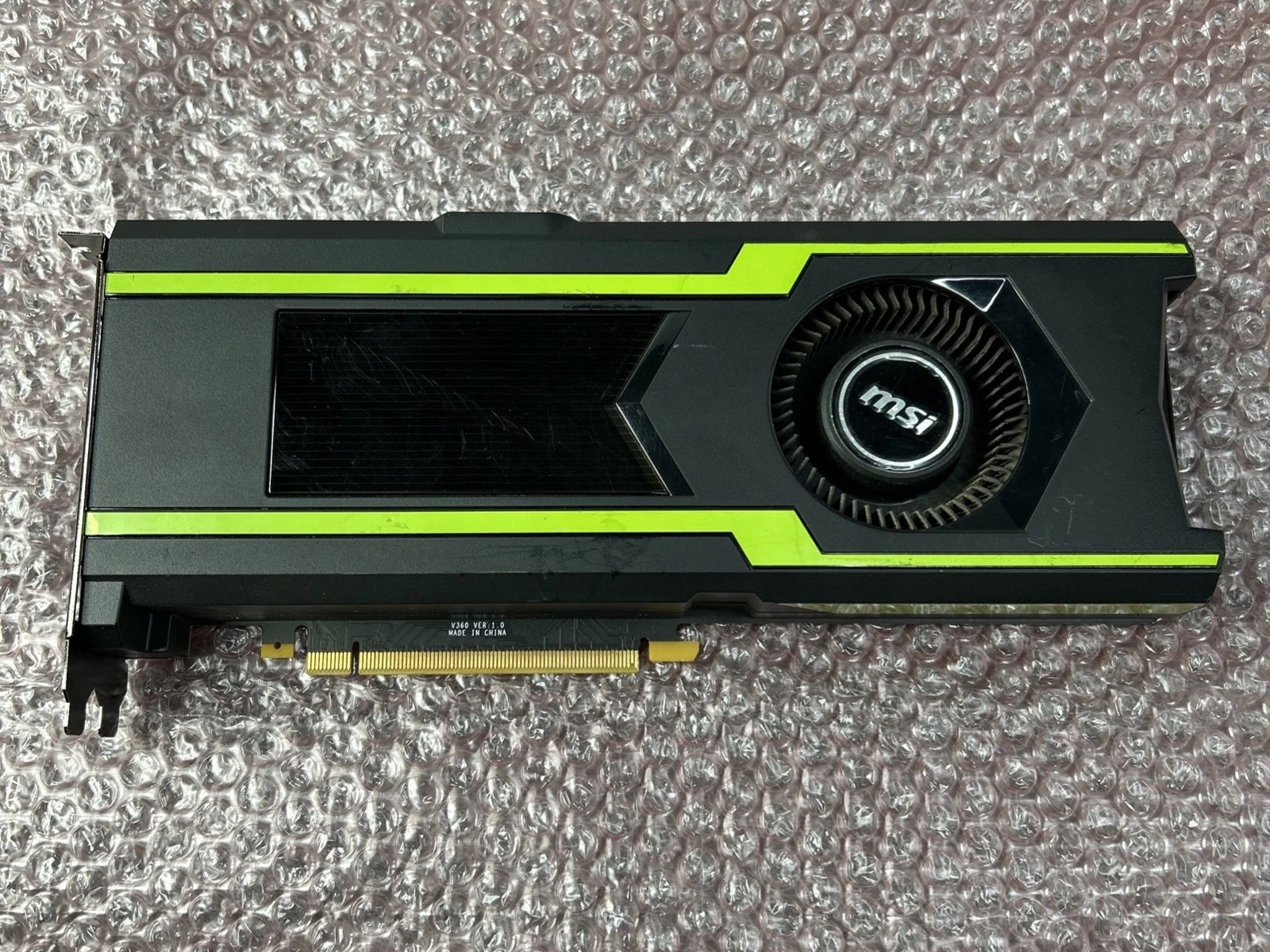 MSi Aero GTX 1080 Ti graphics card.