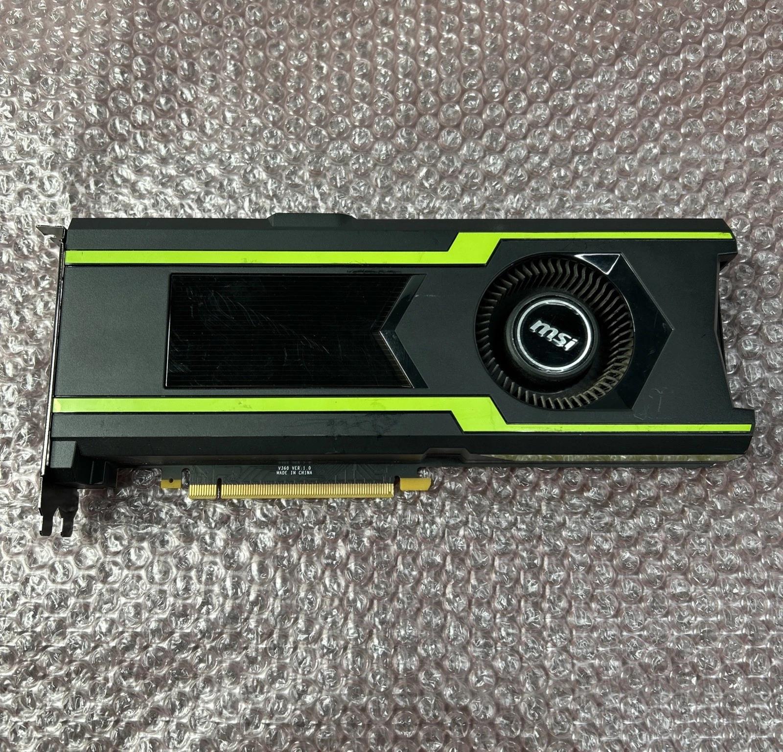 MSi Aero GTX 1080 Ti graphics card.